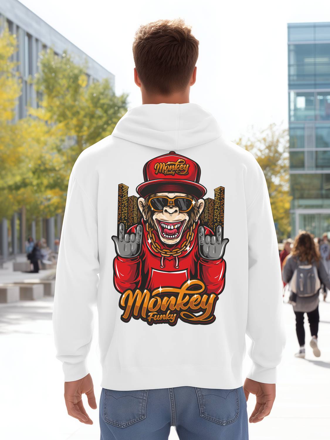 BUKKL Full Sleeve Graphic Print Men Sweatshirt