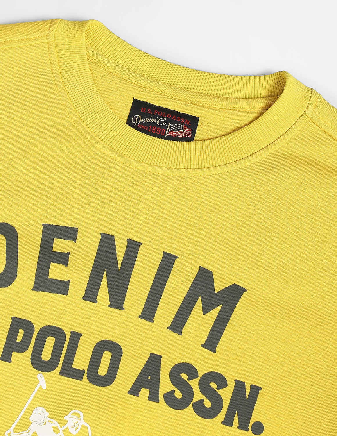 Image of U.S. POLO ASSN. Full Sleeve Printed Men Sweatshirt