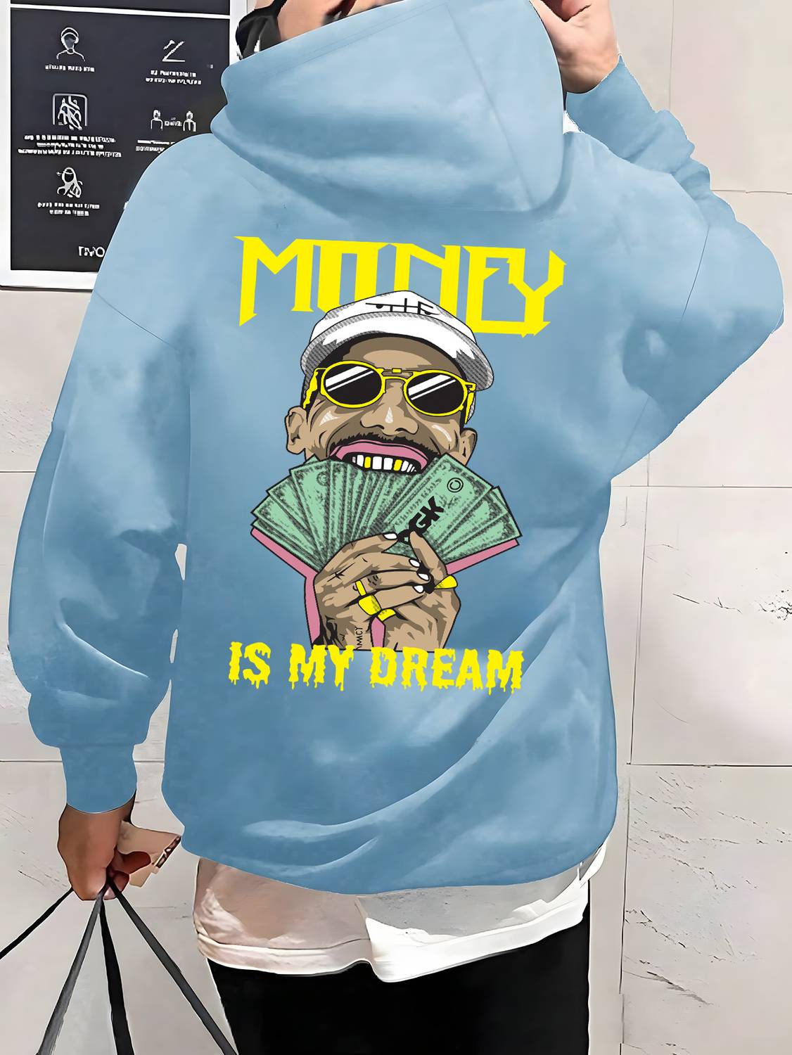 Benny Brooks Full Sleeve Printed Men Sweatshirt