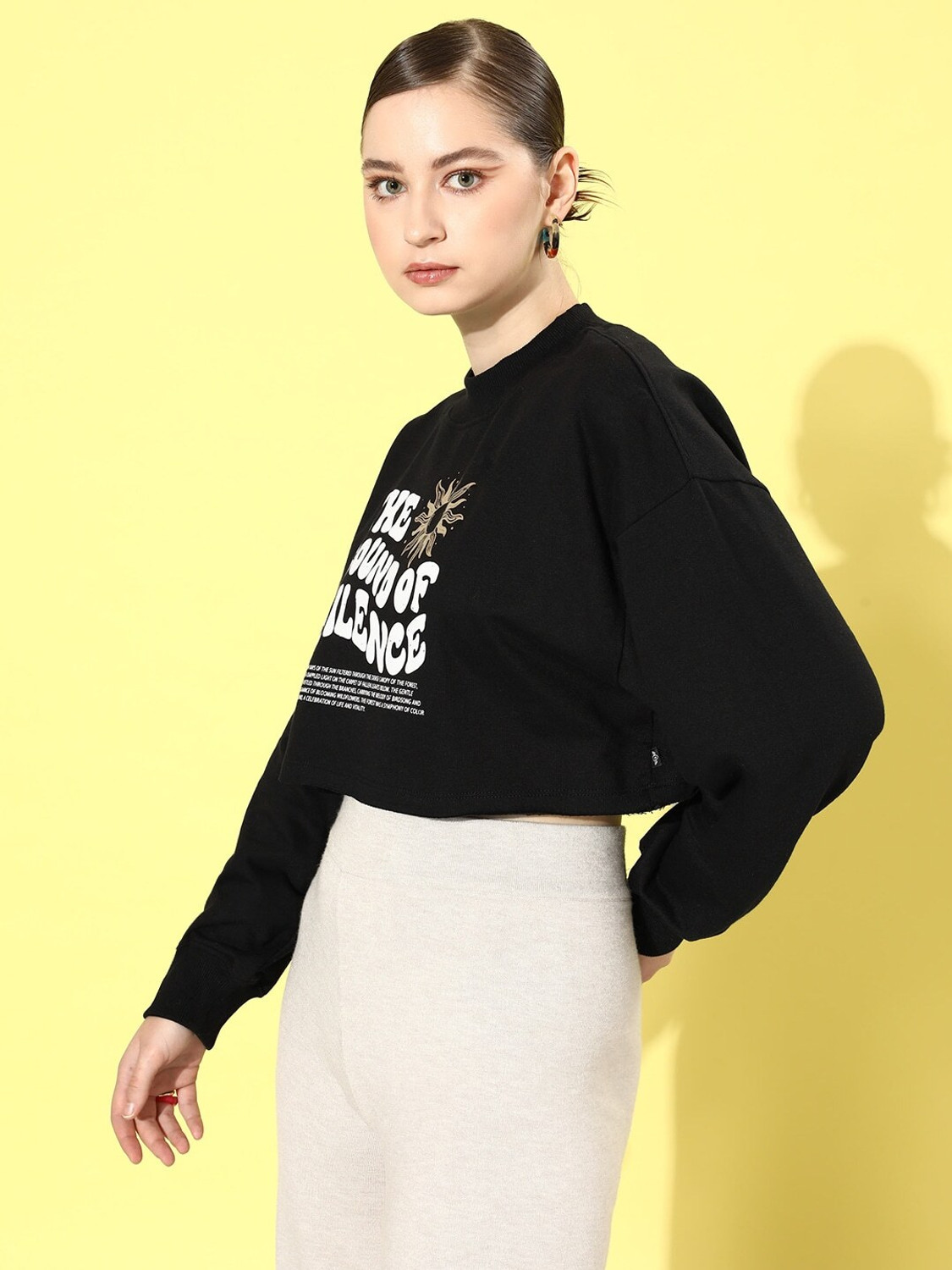 Image of Roadster Full Sleeve Printed Women Sweatshirt