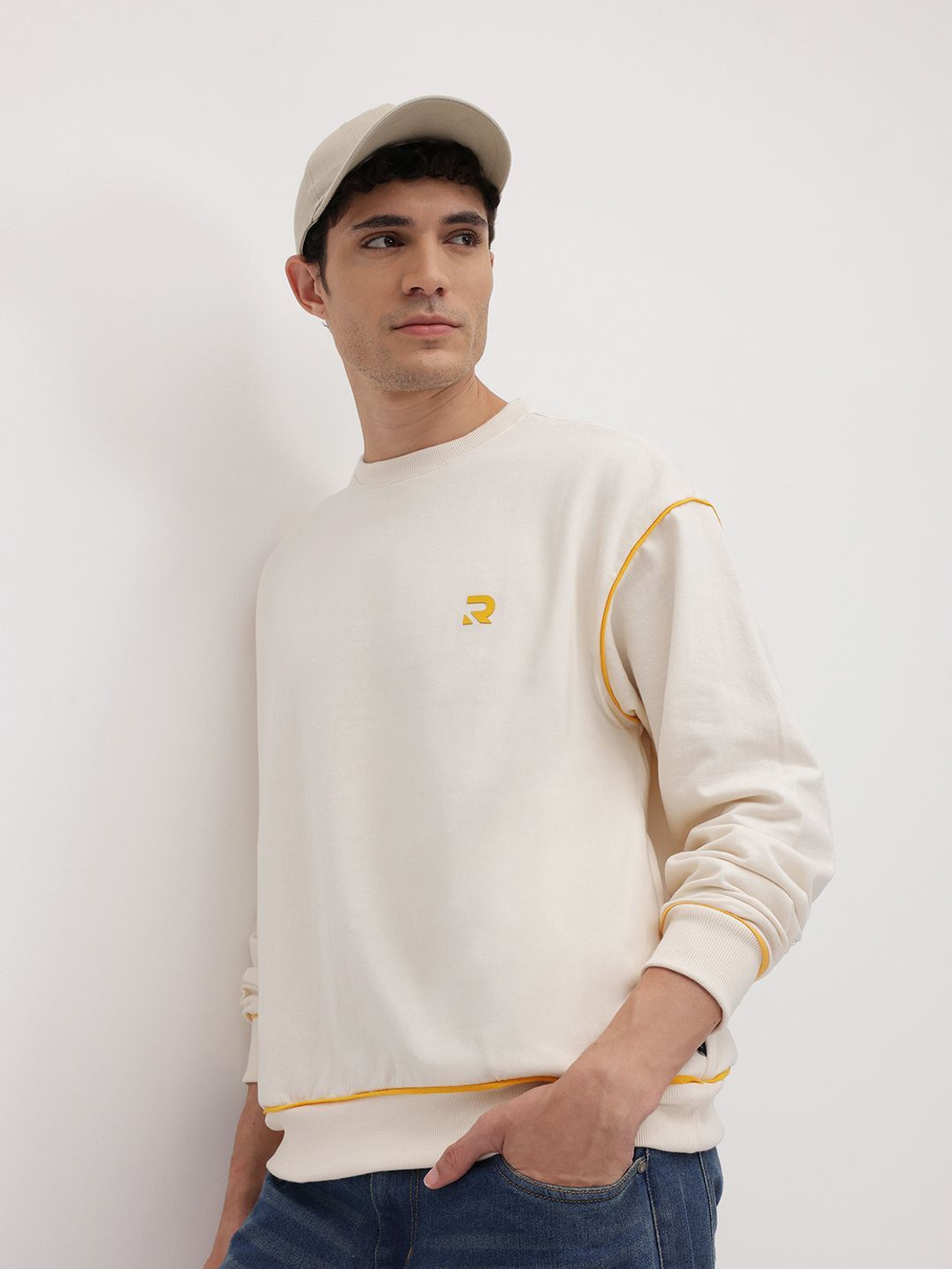 Image of Roadster Full Sleeve Solid Men Sweatshirt