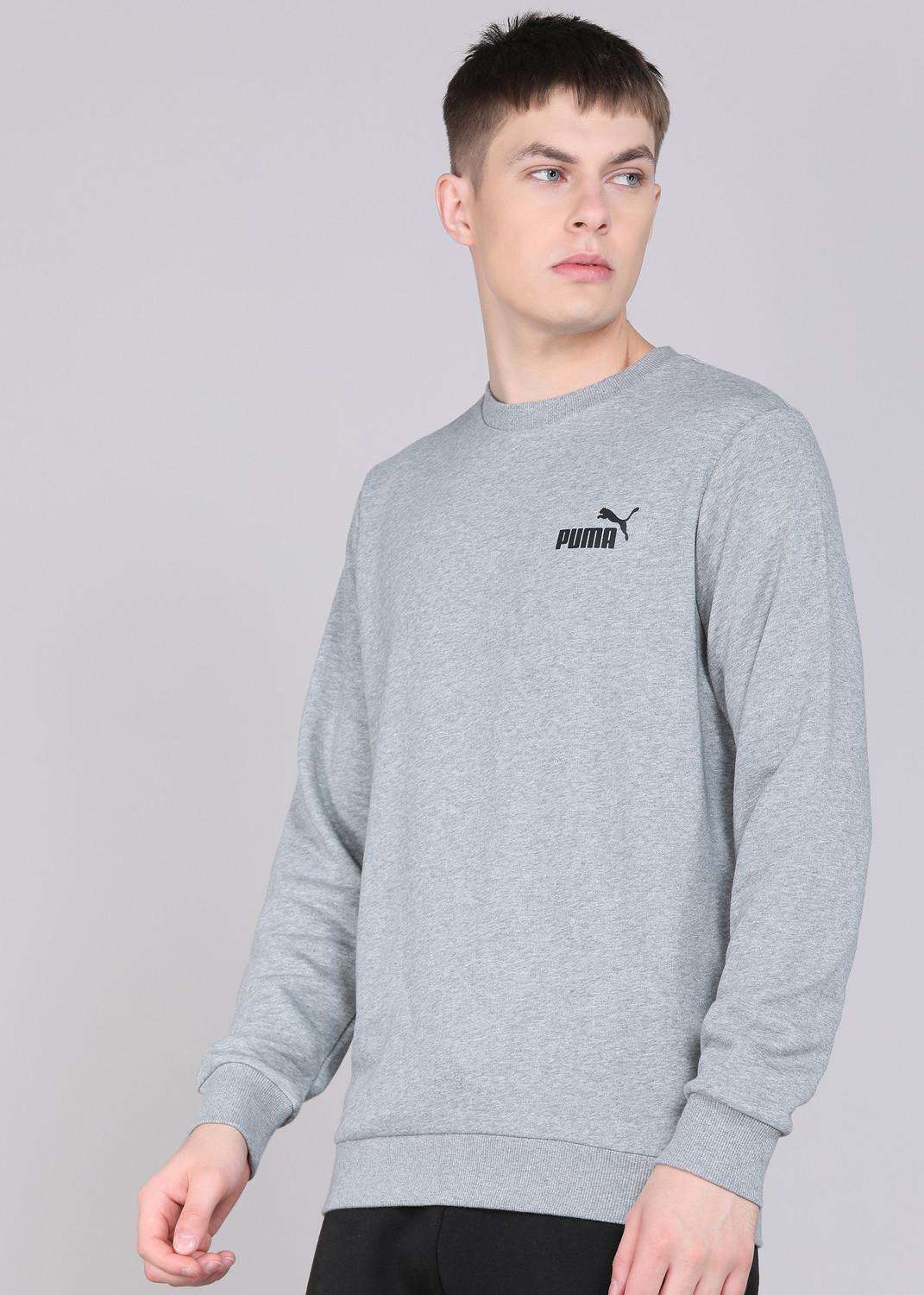 Image of PUMA Full Sleeve Solid Men Sweatshirt