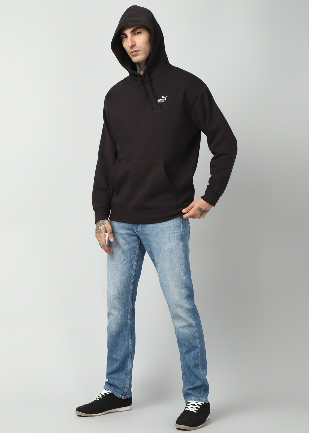 Image of PUMA Full Sleeve Solid Men Sweatshirt
