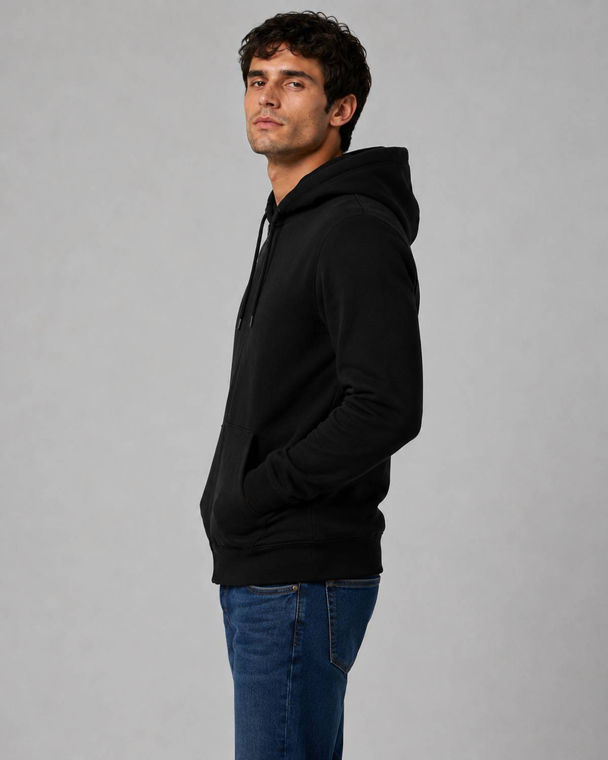 TENRUN Full Sleeve Solid Men Sweatshirt - Image 3