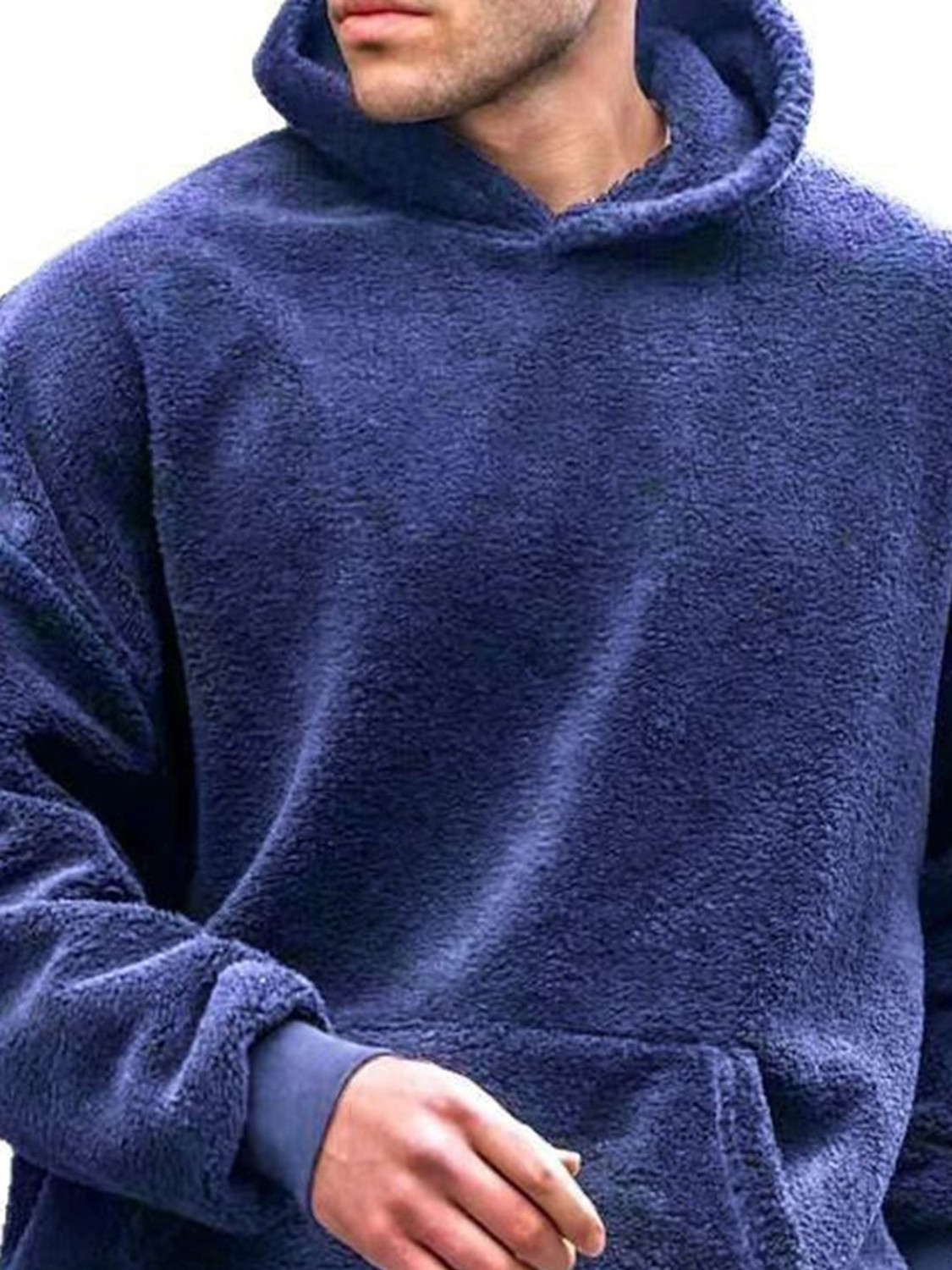 Image of Mast & Harbour Full Sleeve Solid Men Sweatshirt