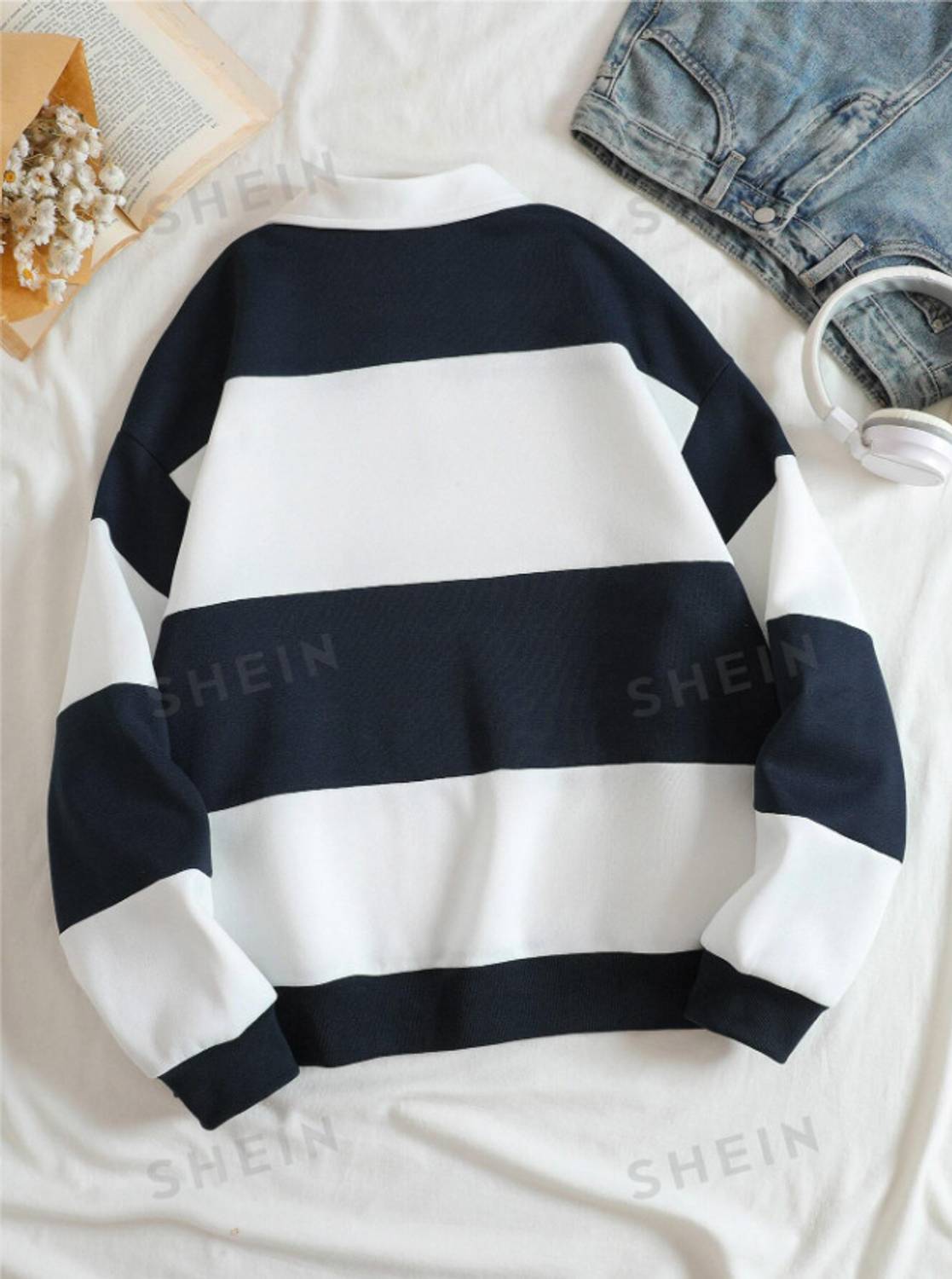 AVEJO Full Sleeve Color Block Men Sweatshirt - Image 2