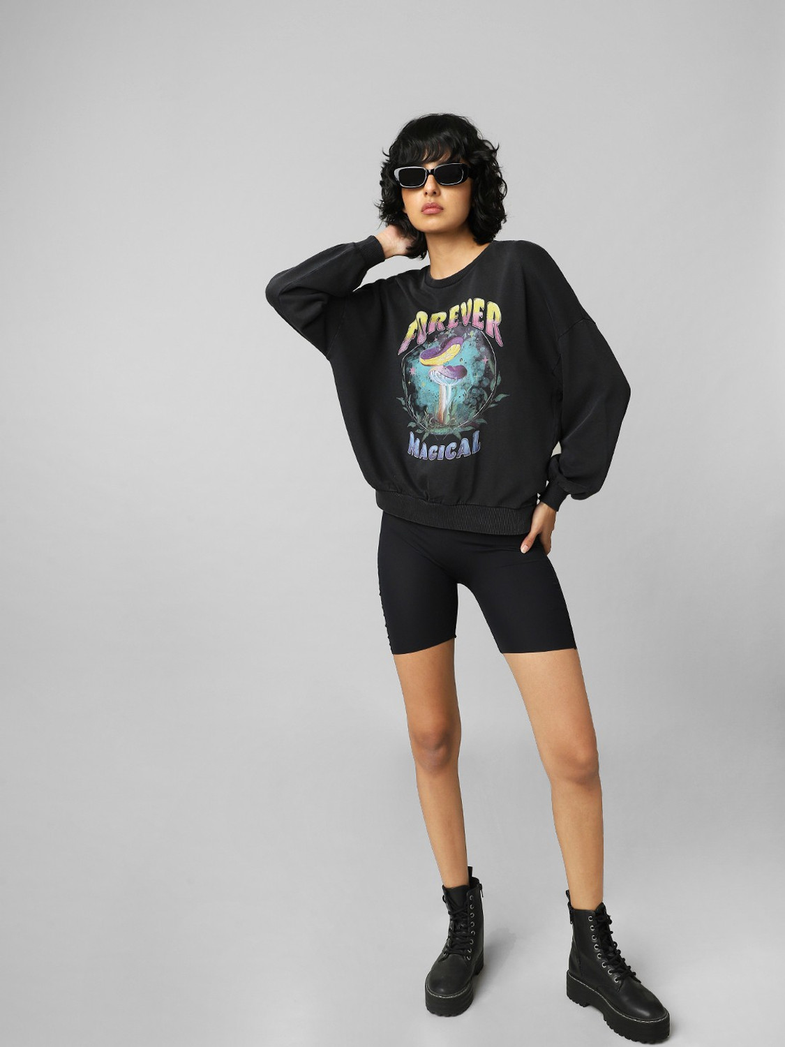 Image of ONLY Full Sleeve Printed Women Sweatshirt
