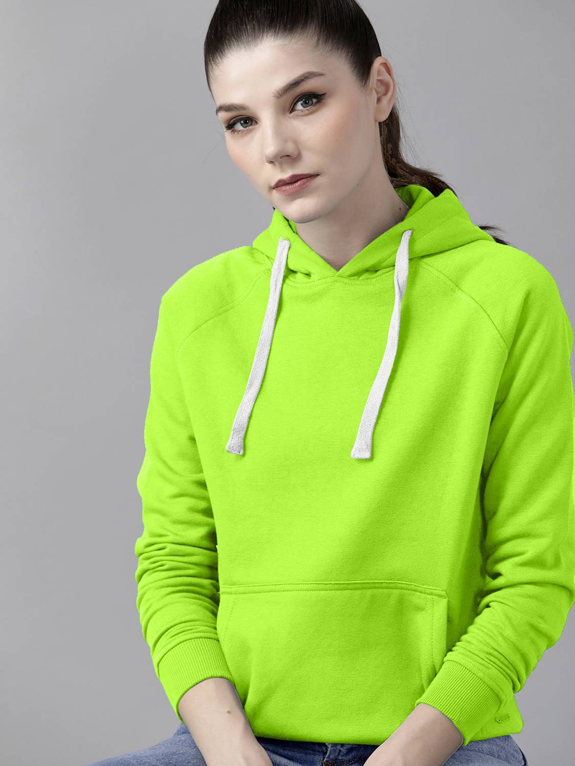 AKSHAT CREATION Full Sleeve Solid Women Sweatshirt