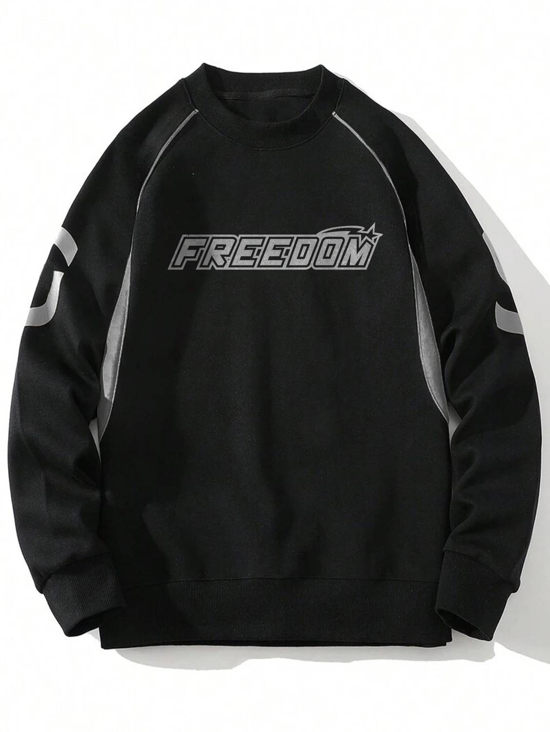 Jump Cuts Full Sleeve Printed Men Sweatshirt