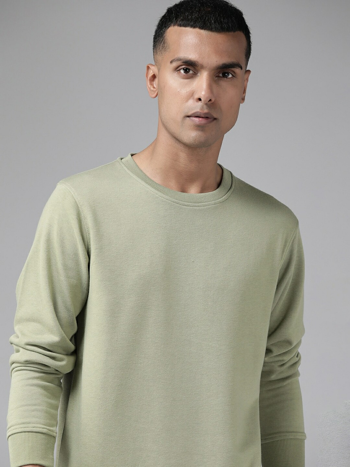 Image of Roadster Full Sleeve Solid Men Sweatshirt