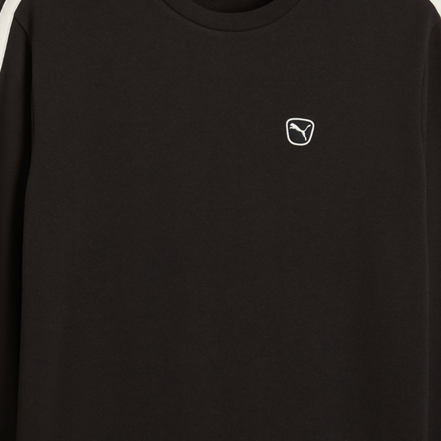 Image of PUMA Full Sleeve Striped Men Sweatshirt