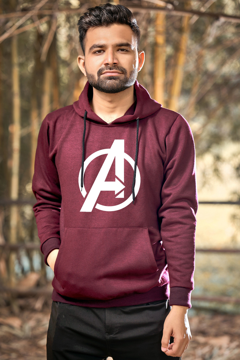 Image of JH MART Full Sleeve Printed Men Sweatshirt
