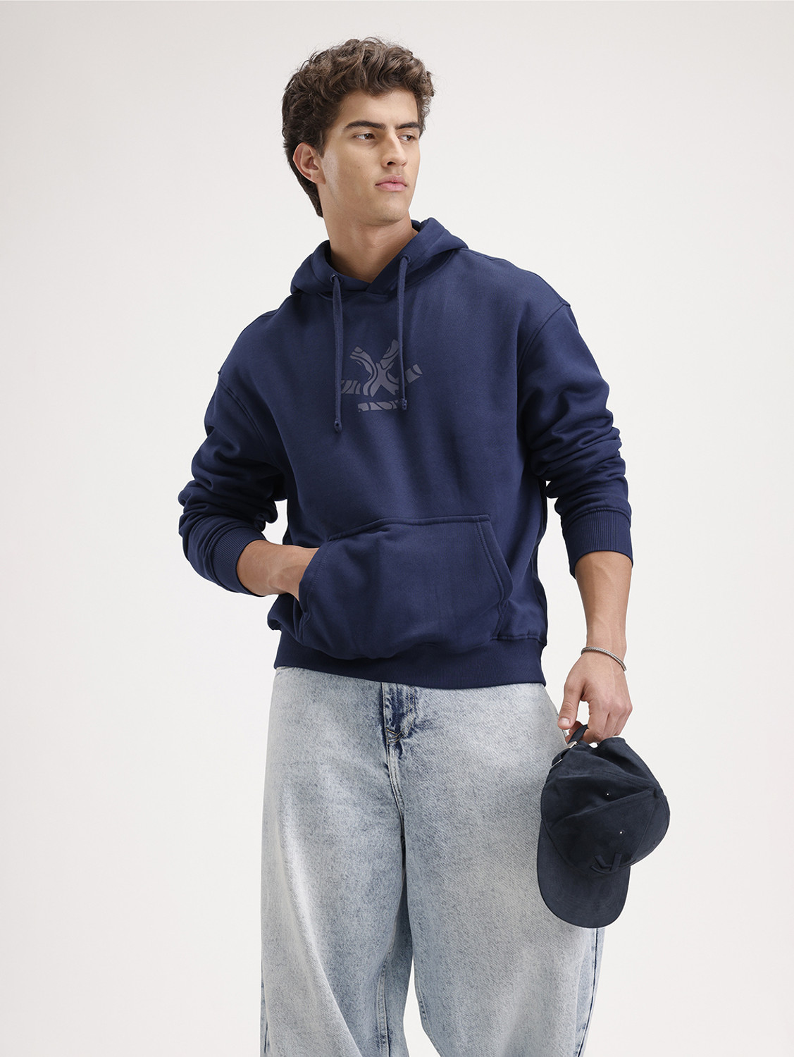 Image of WROGN Full Sleeve Printed Men Sweatshirt