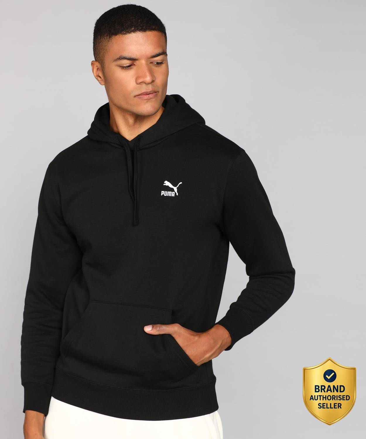 PUMA Full Sleeve Solid Men Sweatshirt - Image 1