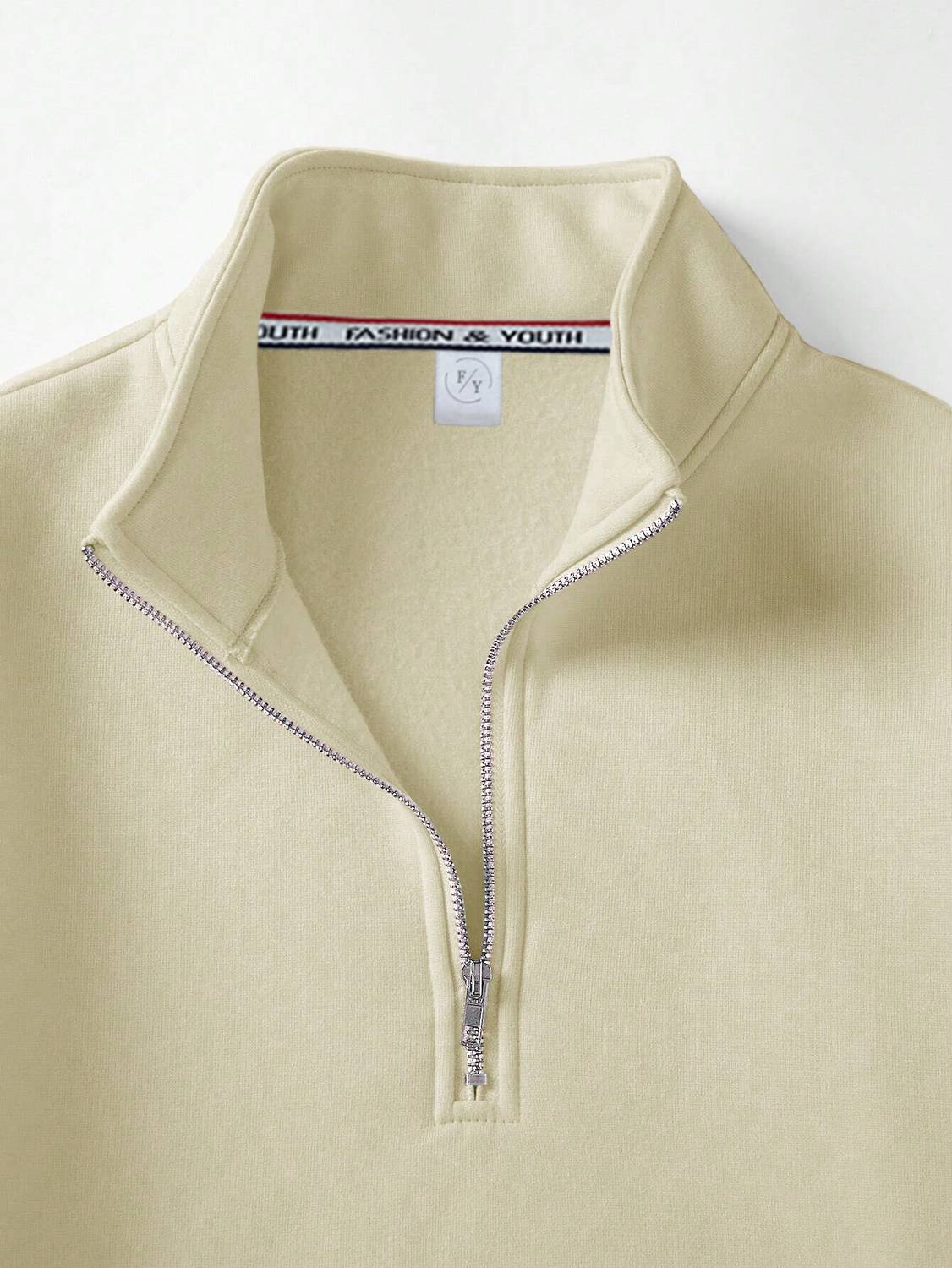 Fashion And Youth Men Full Sleeve Solid Sweatshirt - Image 3