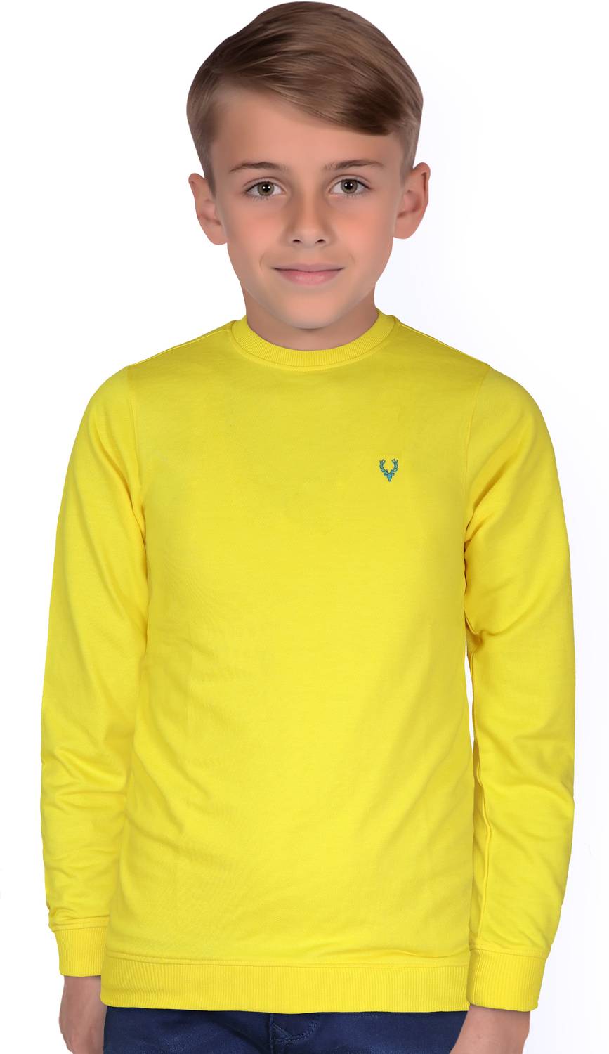 Allen Solly Junior Full Sleeve Solid Boys Sweatshirt