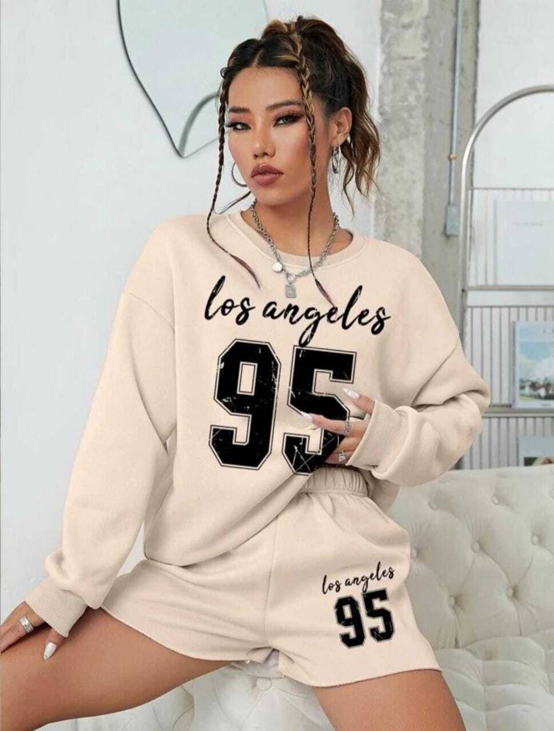 Androecium Full Sleeve Printed Women Sweatshirt