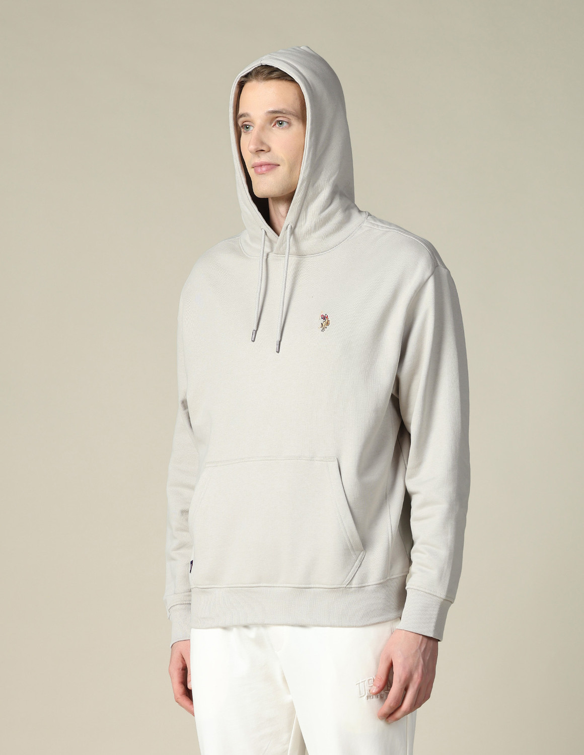 Image of U.S. Polo Assn. Denim Co. Full Sleeve Solid Men Sweatshirt