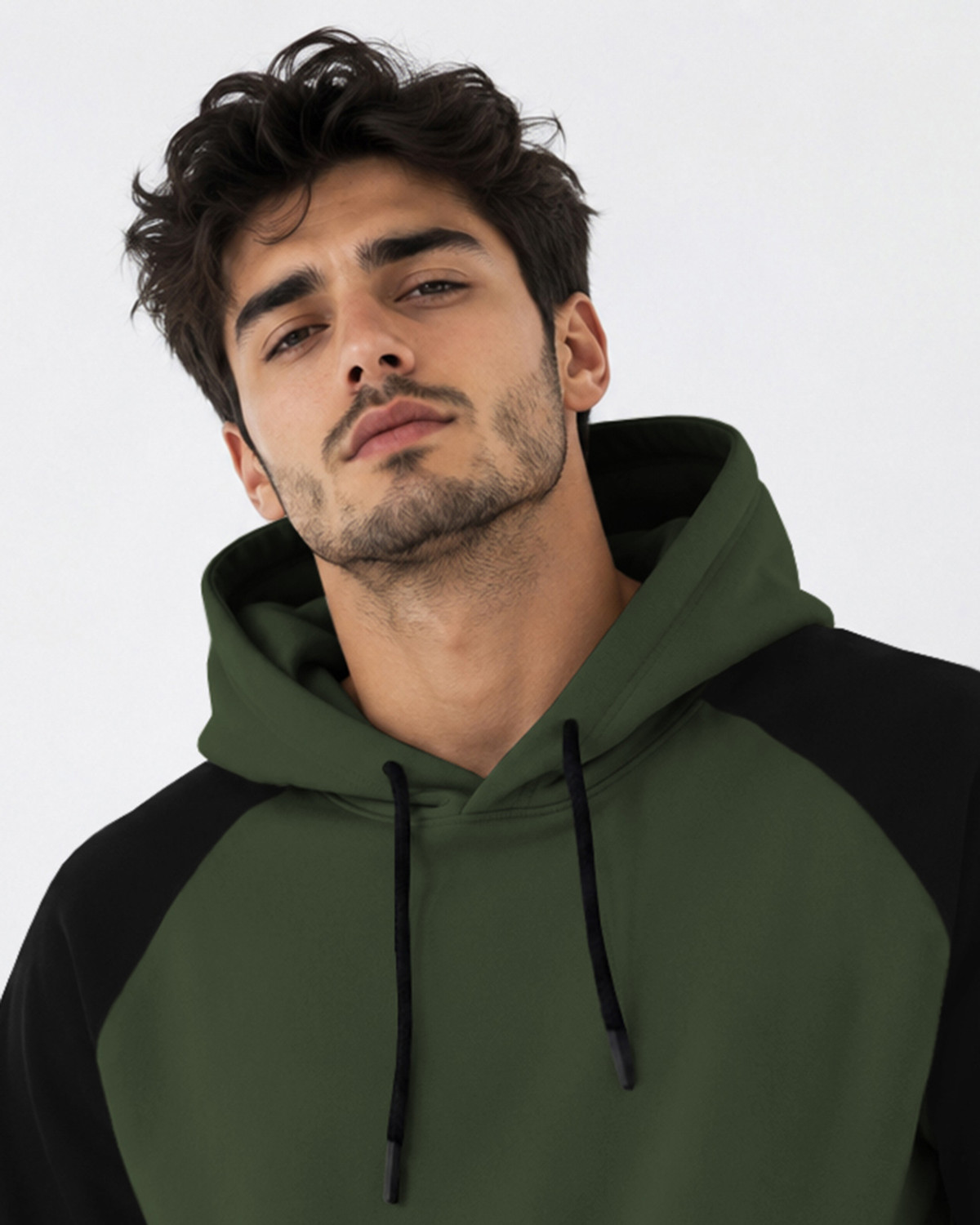 Image of TRIPR Full Sleeve Color Block Men Sweatshirt