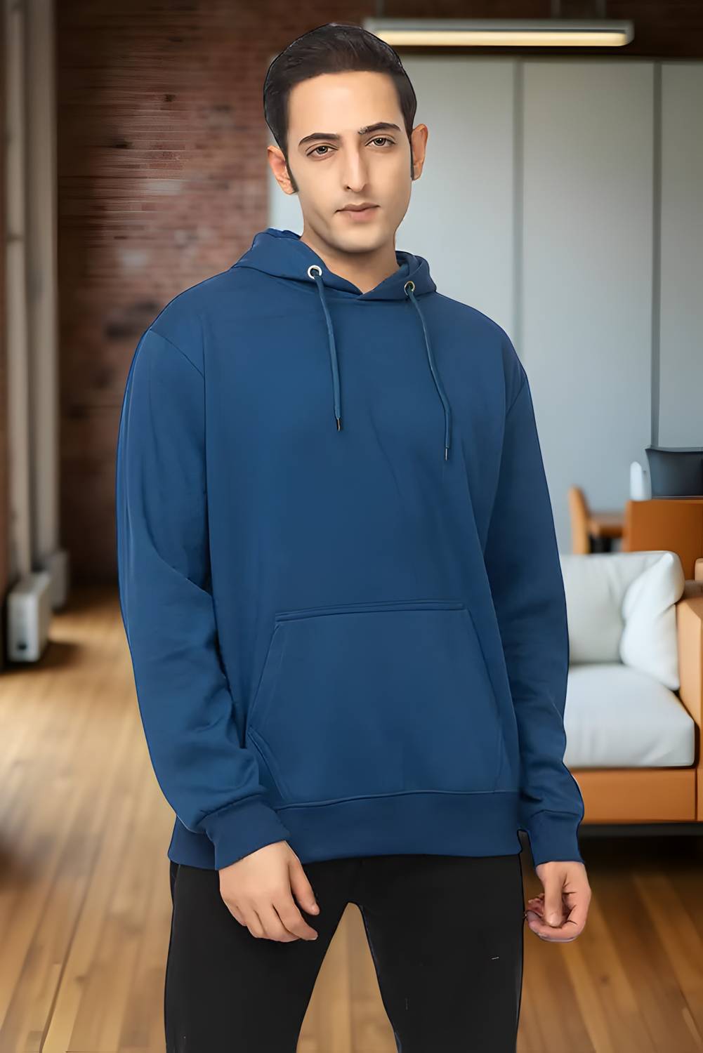 HouseOfCommon Full Sleeve Solid Men Sweatshirt
