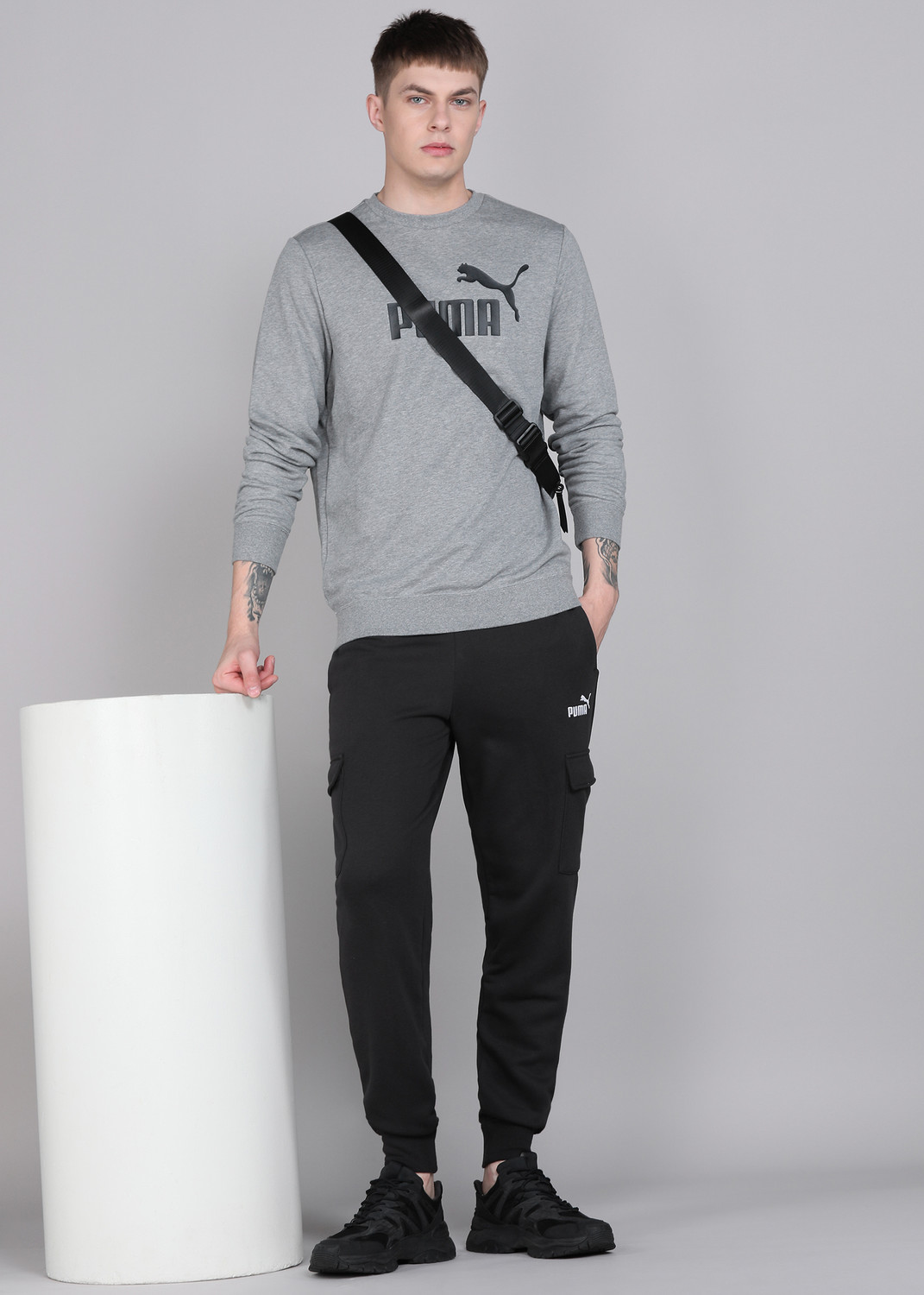 Image of PUMA Full Sleeve Printed Men Sweatshirt