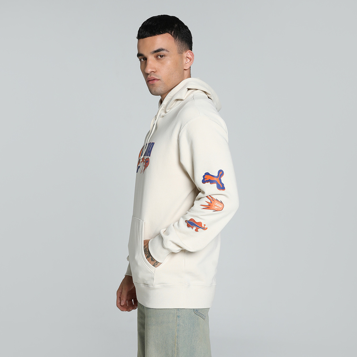 Image of PUMA Full Sleeve Graphic Print Men Sweatshirt