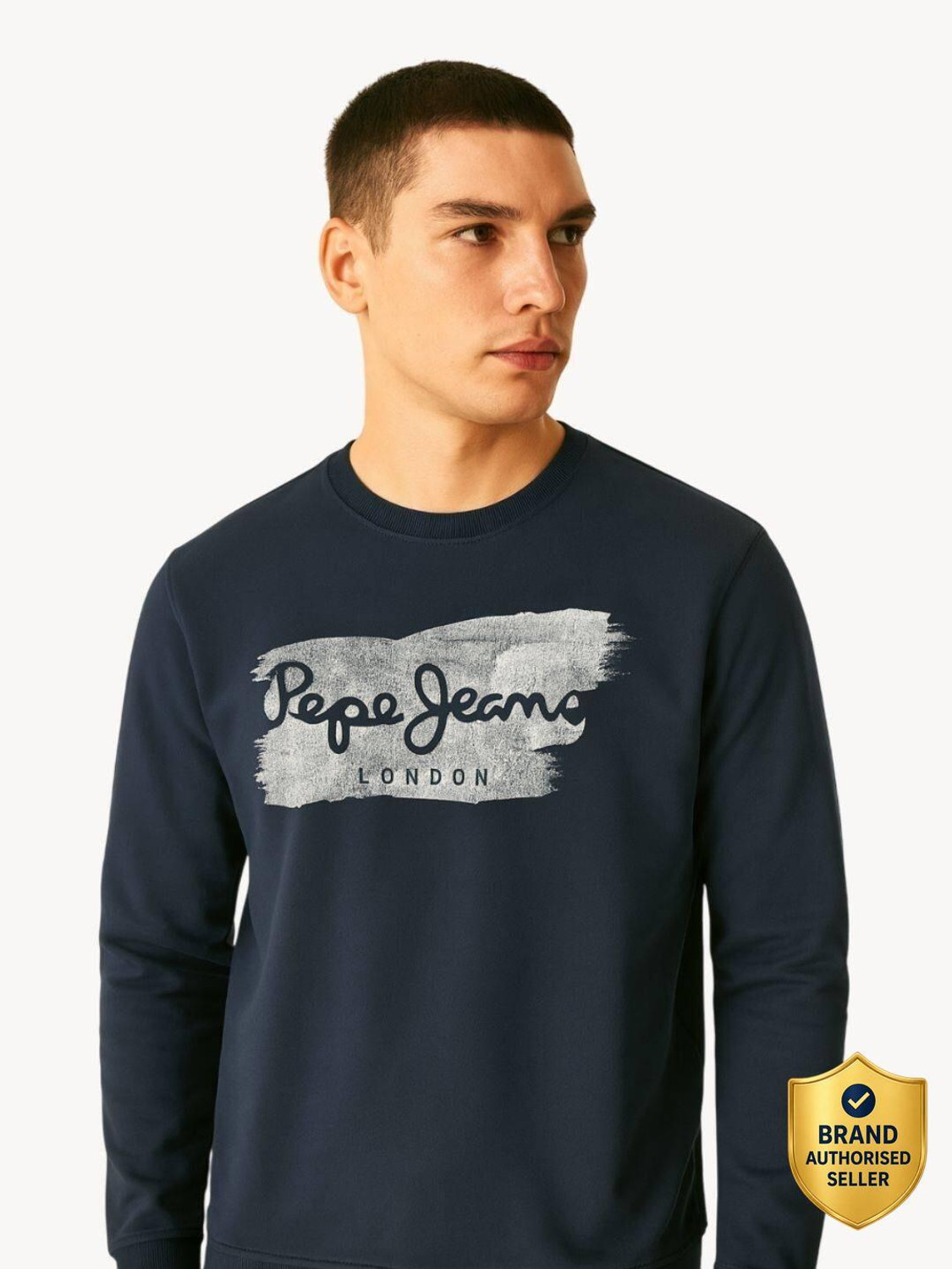Image of Pepe Jeans Full Sleeve Graphic Print Men Sweatshirt