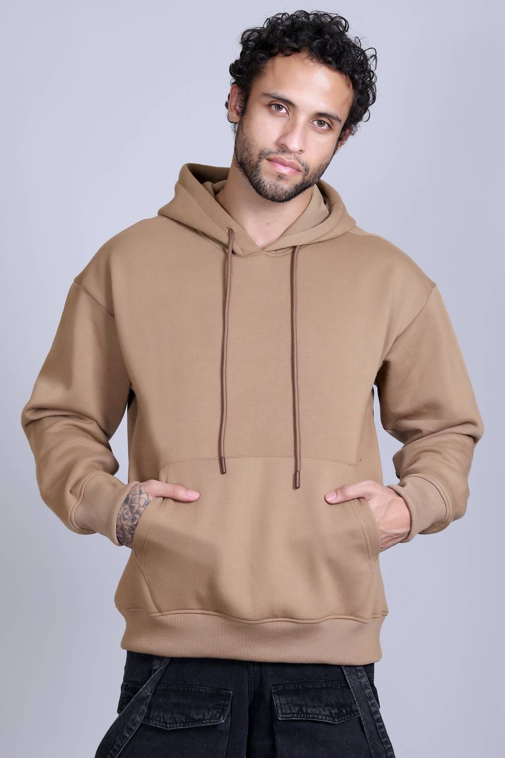 ANTILOOP Full Sleeve Solid Men Sweatshirt