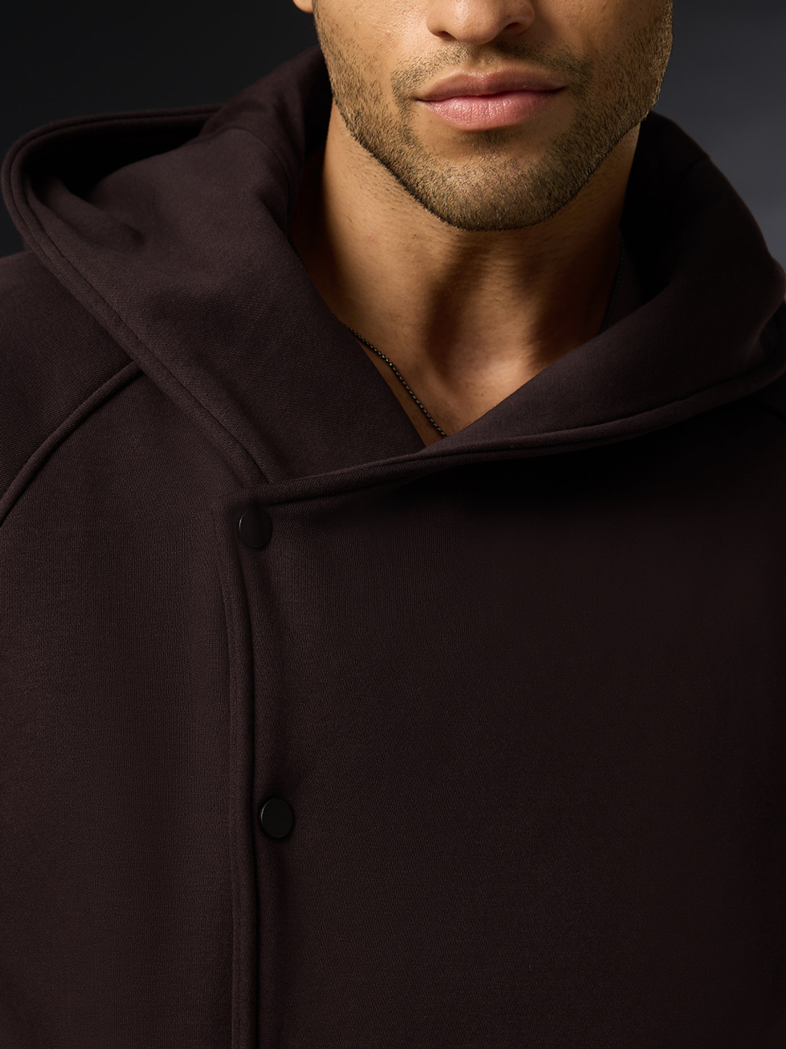 Image of The Souled Store Men Full Sleeve Solid Hooded Sweatshirt
