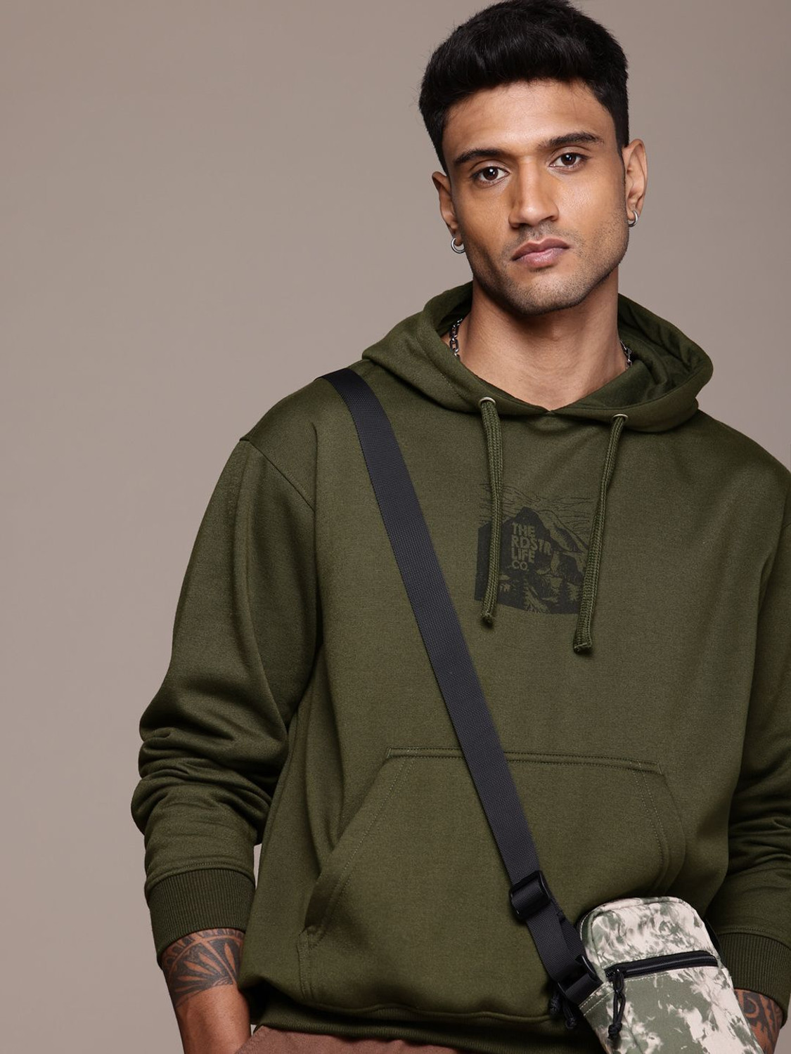 Image of Roadster Full Sleeve Printed Men Sweatshirt