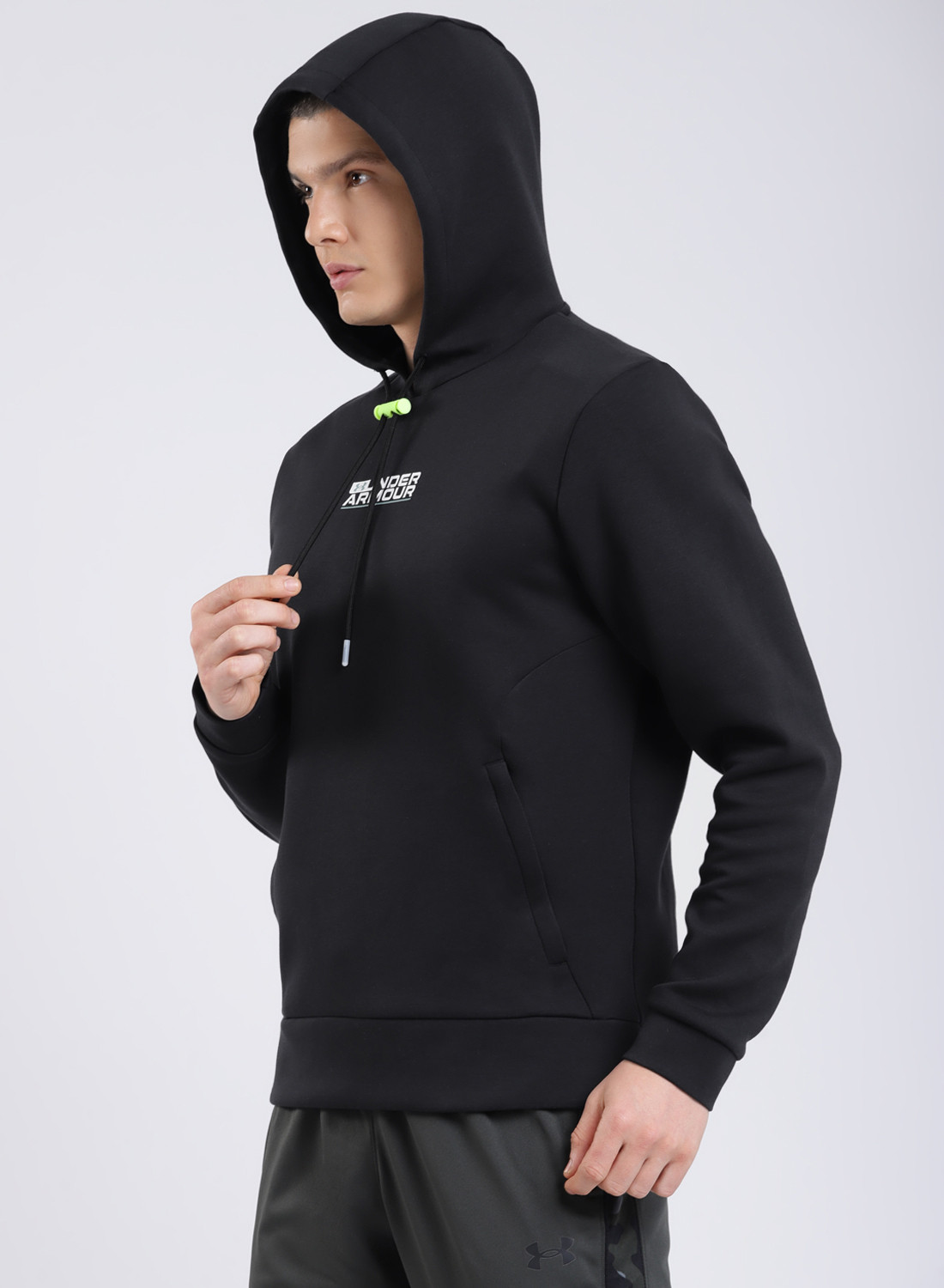 Image of UNDER ARMOUR Full Sleeve Solid Men Sweatshirt