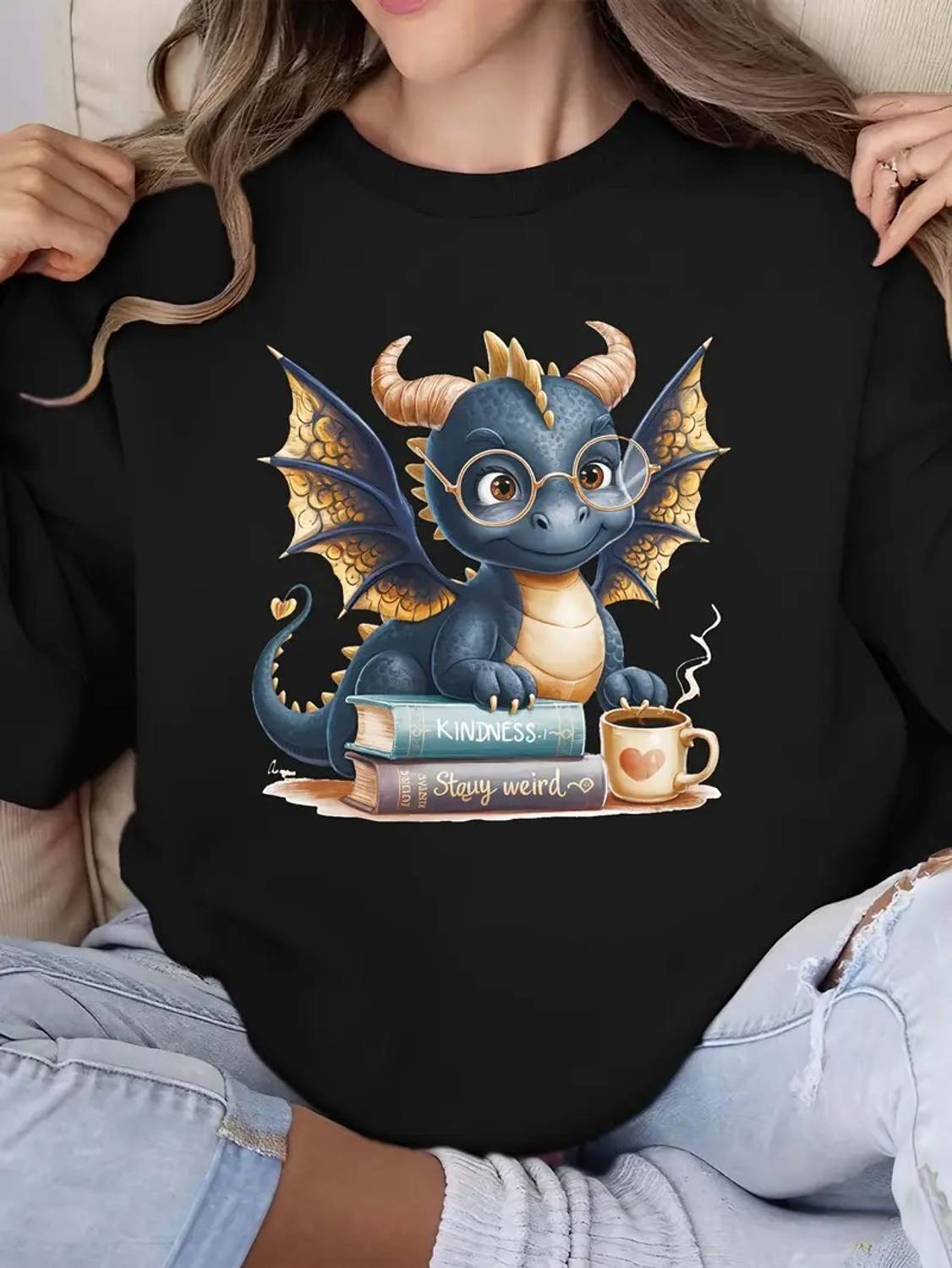Adel Wear Full Sleeve Printed Women Sweatshirt