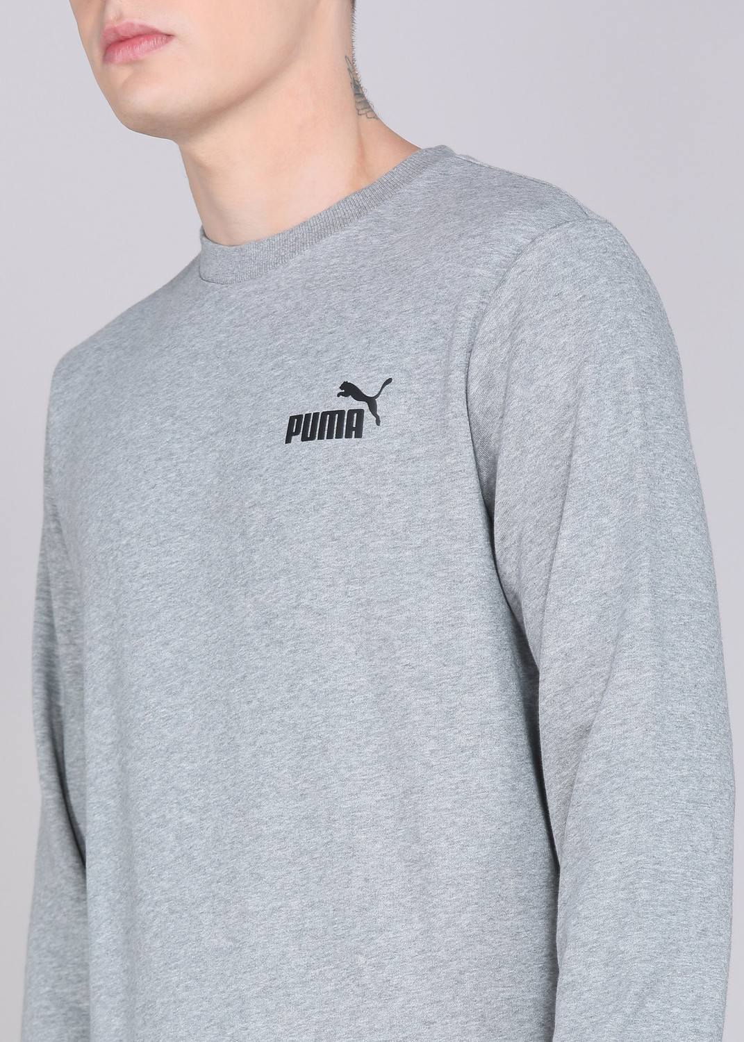 Image of PUMA Full Sleeve Solid Men Sweatshirt