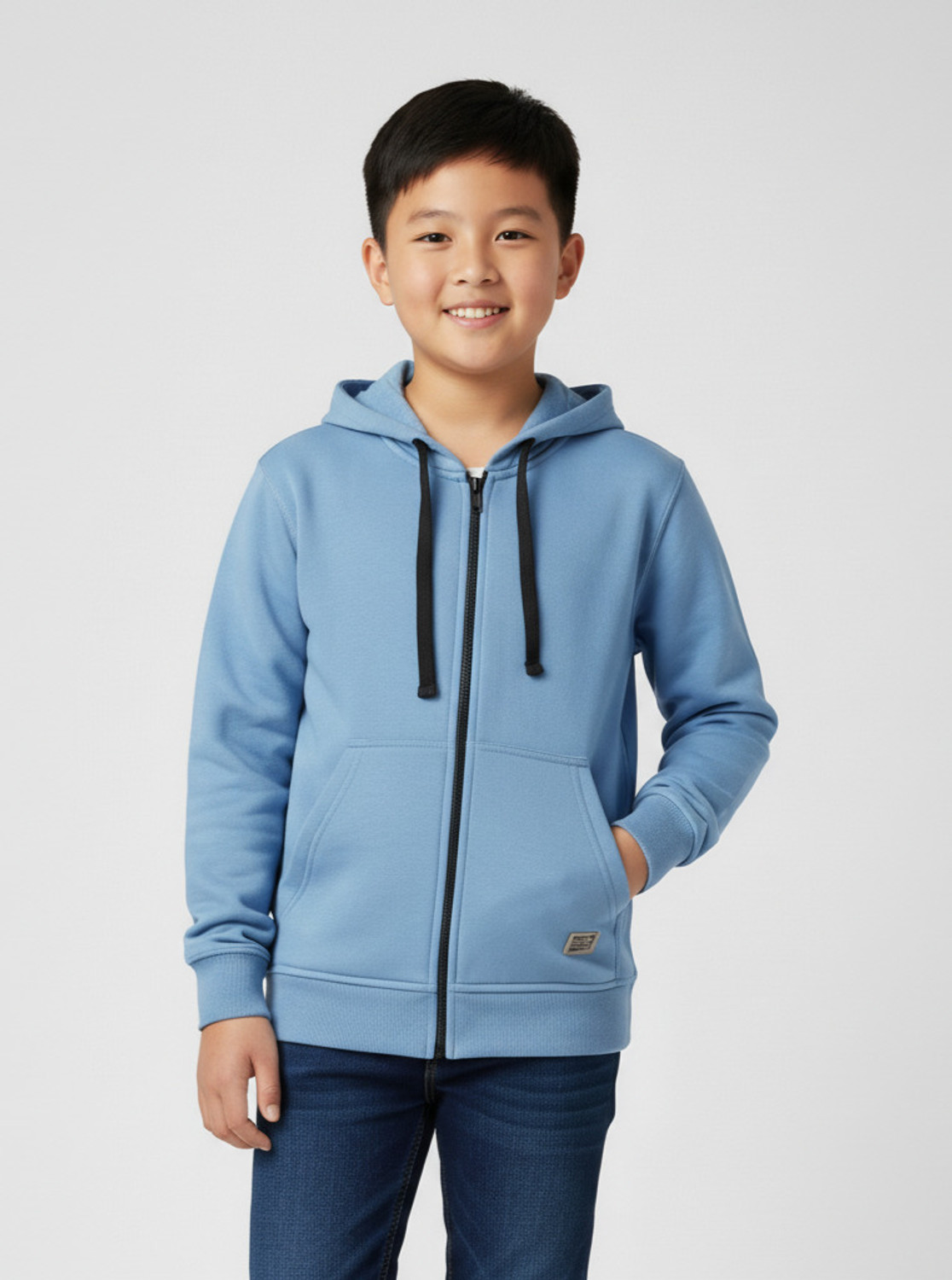 Image of Alan Jones Full Sleeve Solid Boys Sweatshirt