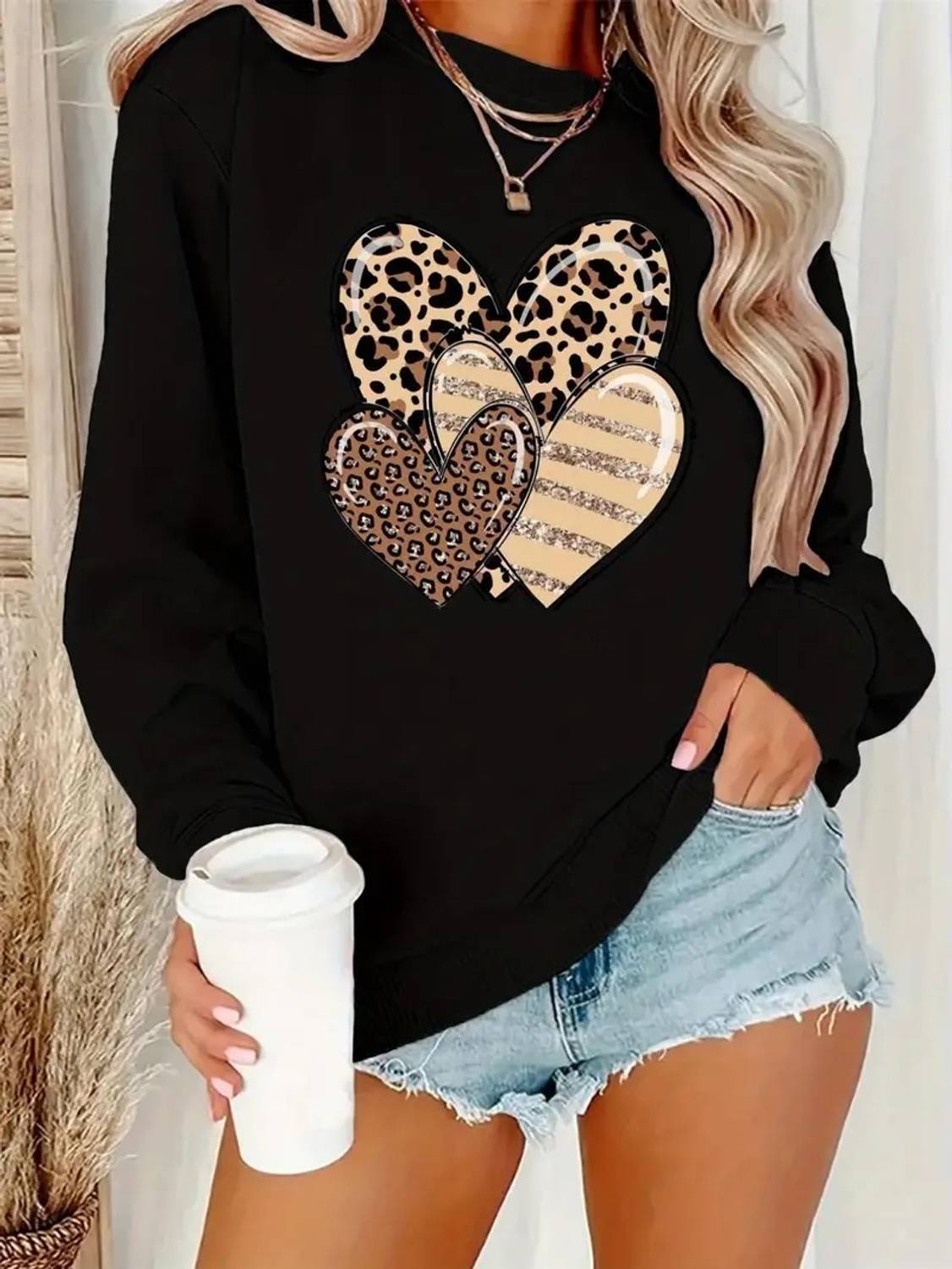 Adel Wear Full Sleeve Printed Women Sweatshirt