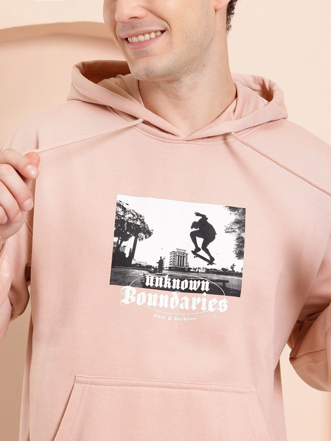 Image of Mast & Harbour Full Sleeve Printed Men Sweatshirt