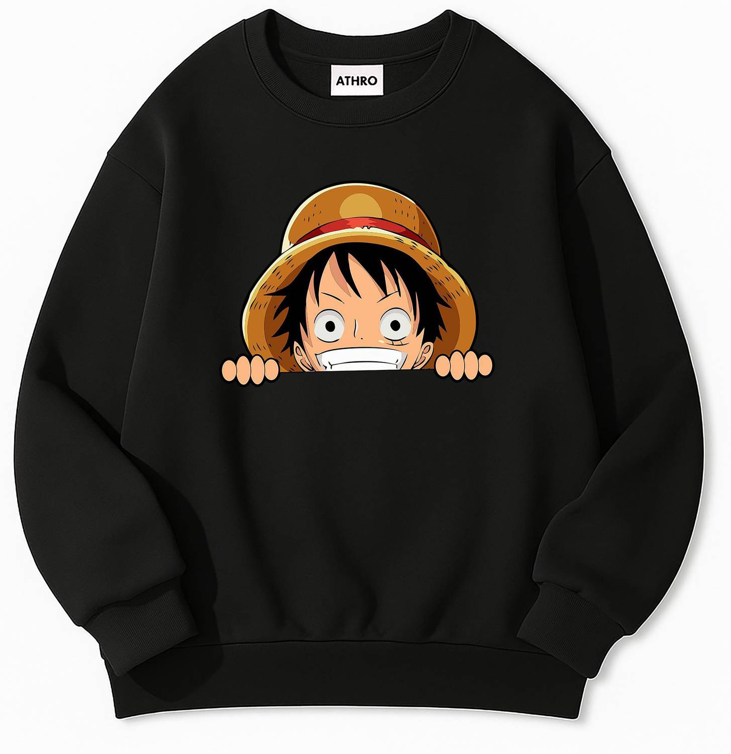 athro Full Sleeve Printed Men & Women Sweatshirt