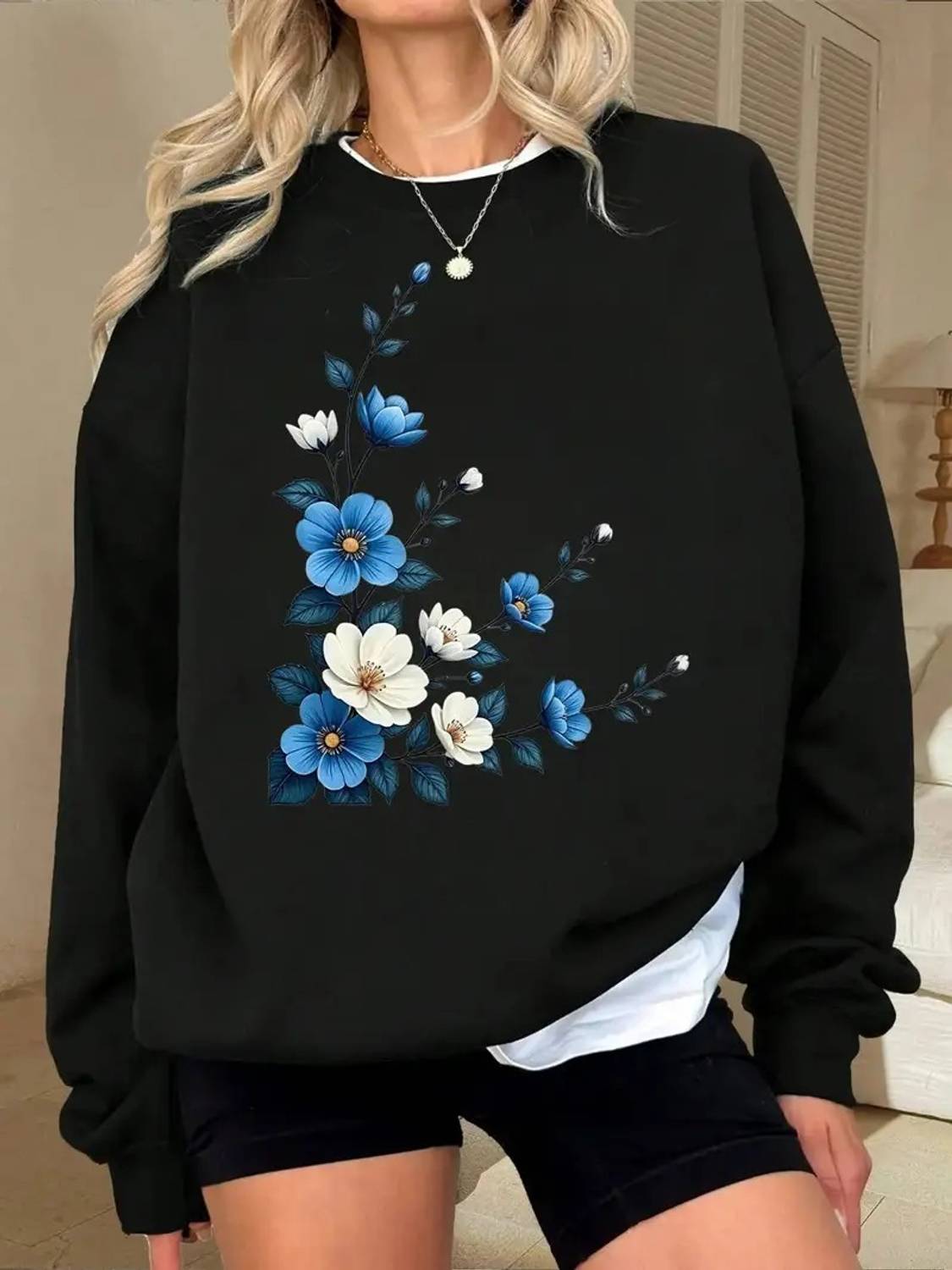 Adel Wear Full Sleeve Printed Women Sweatshirt