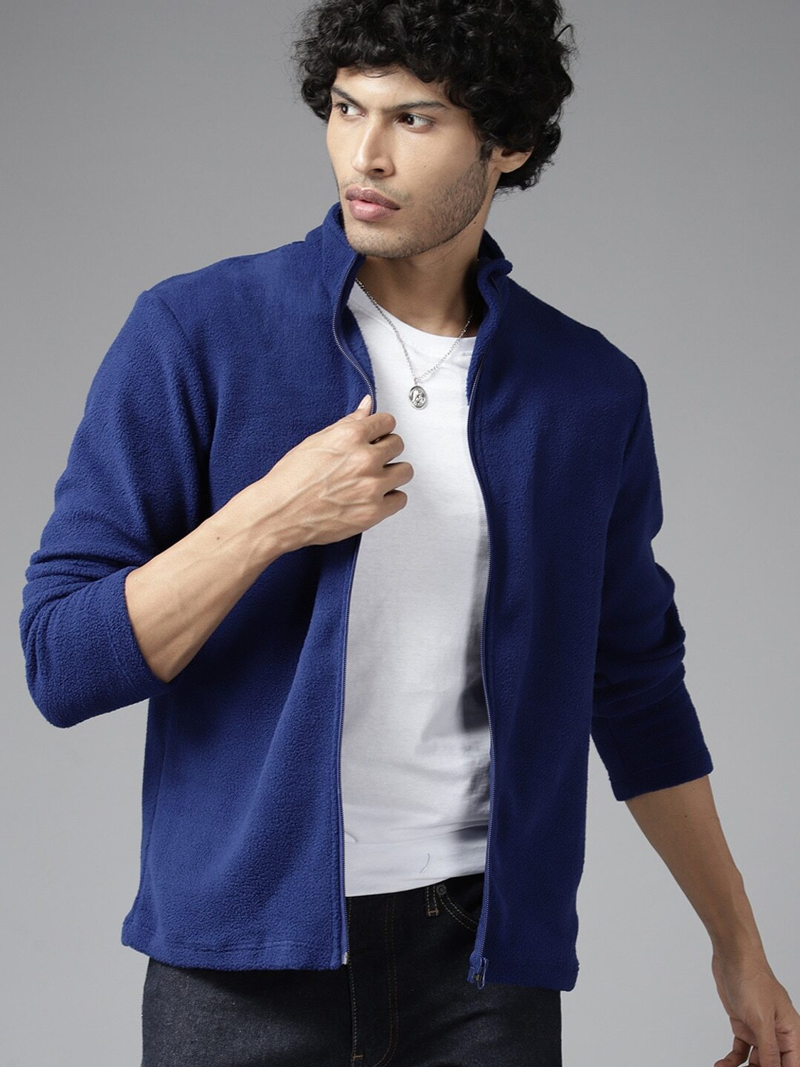 Image of Roadster Full Sleeve Solid Men Sweatshirt