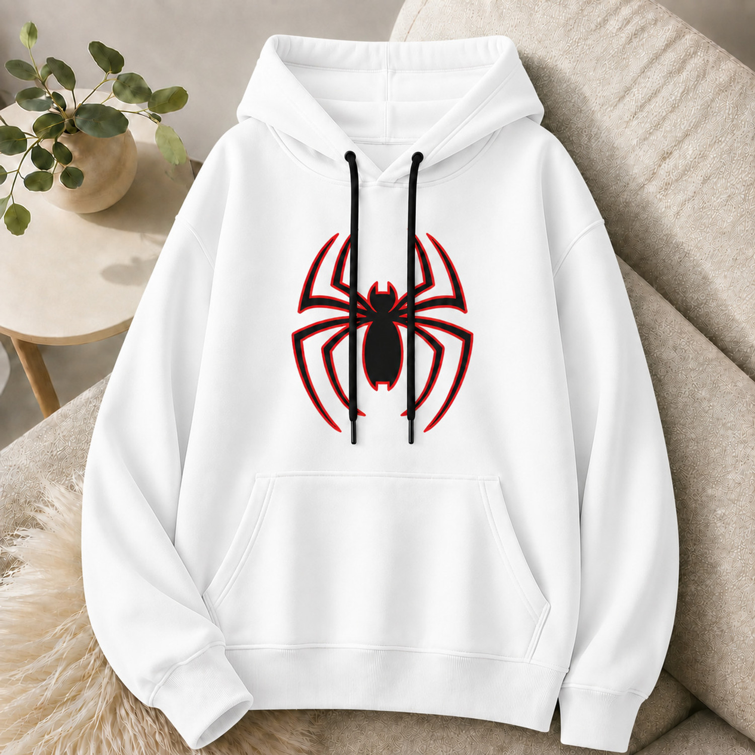 Image of Wellvery Men & Women Full Sleeve Graphic Print Hooded Sweatshirt