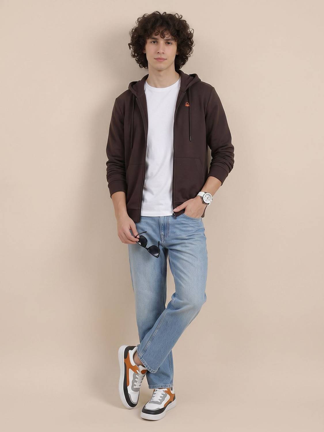 United Colors of Benetton Men Solid Sweatshirt - Image 3