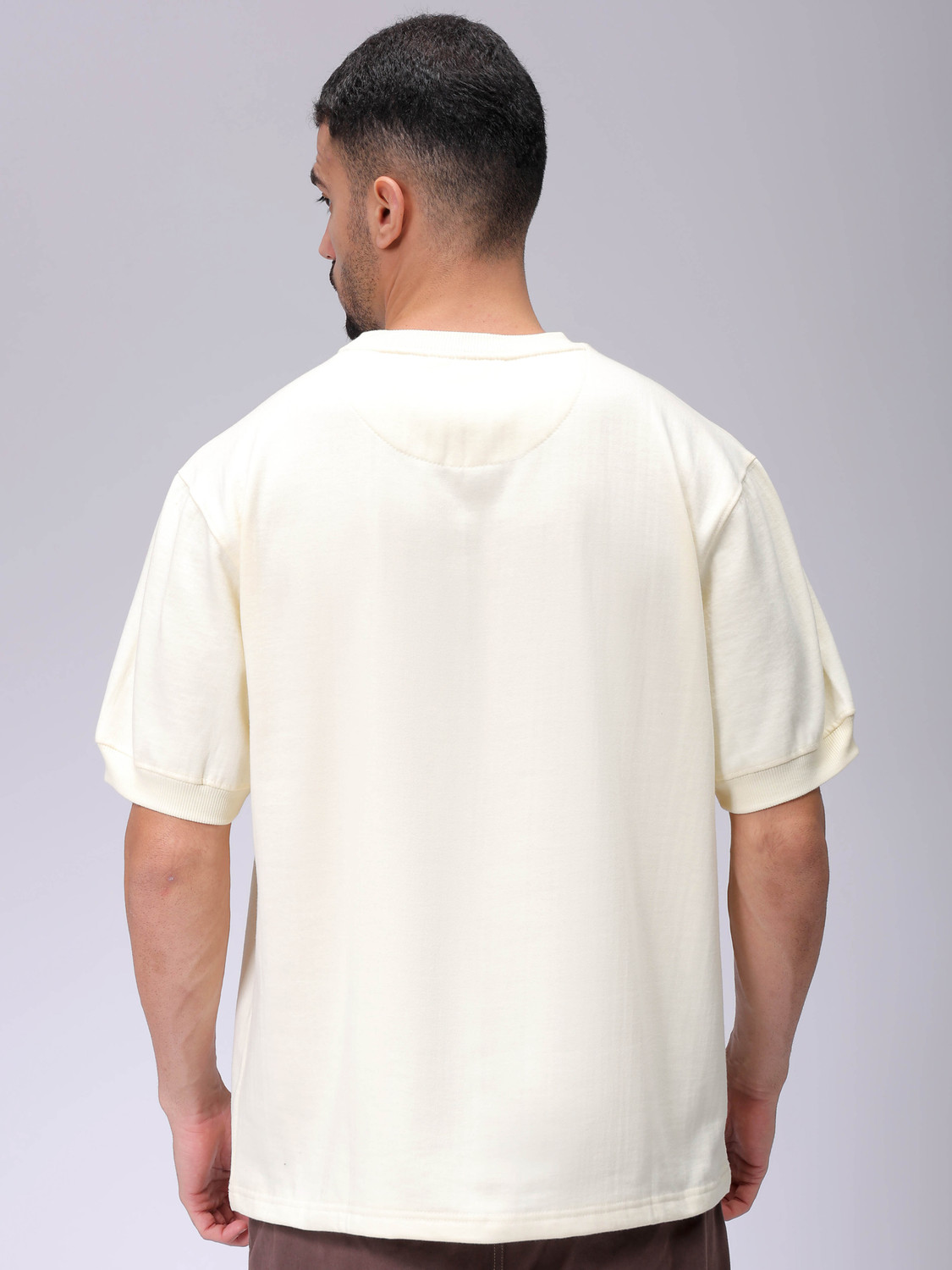 Image of The Indian Garage Co. Short Sleeve Solid Men Sweatshirt