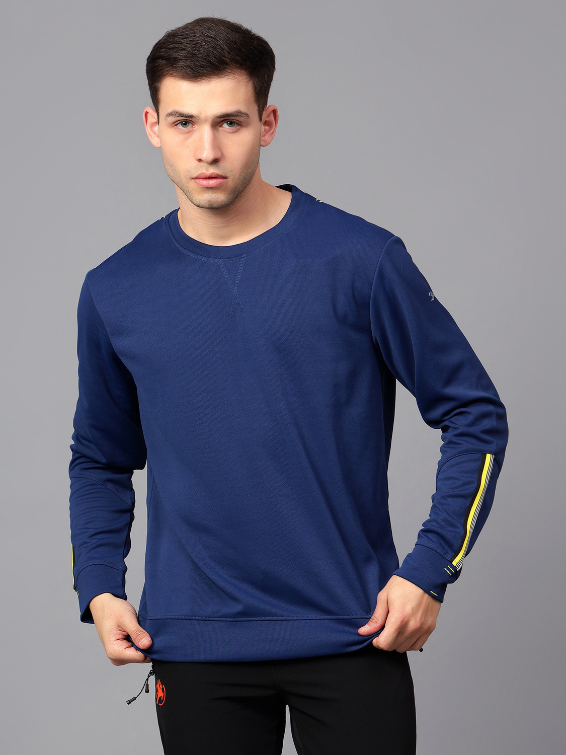 Image of Shiv Naresh Full Sleeve Solid Men Sweatshirt