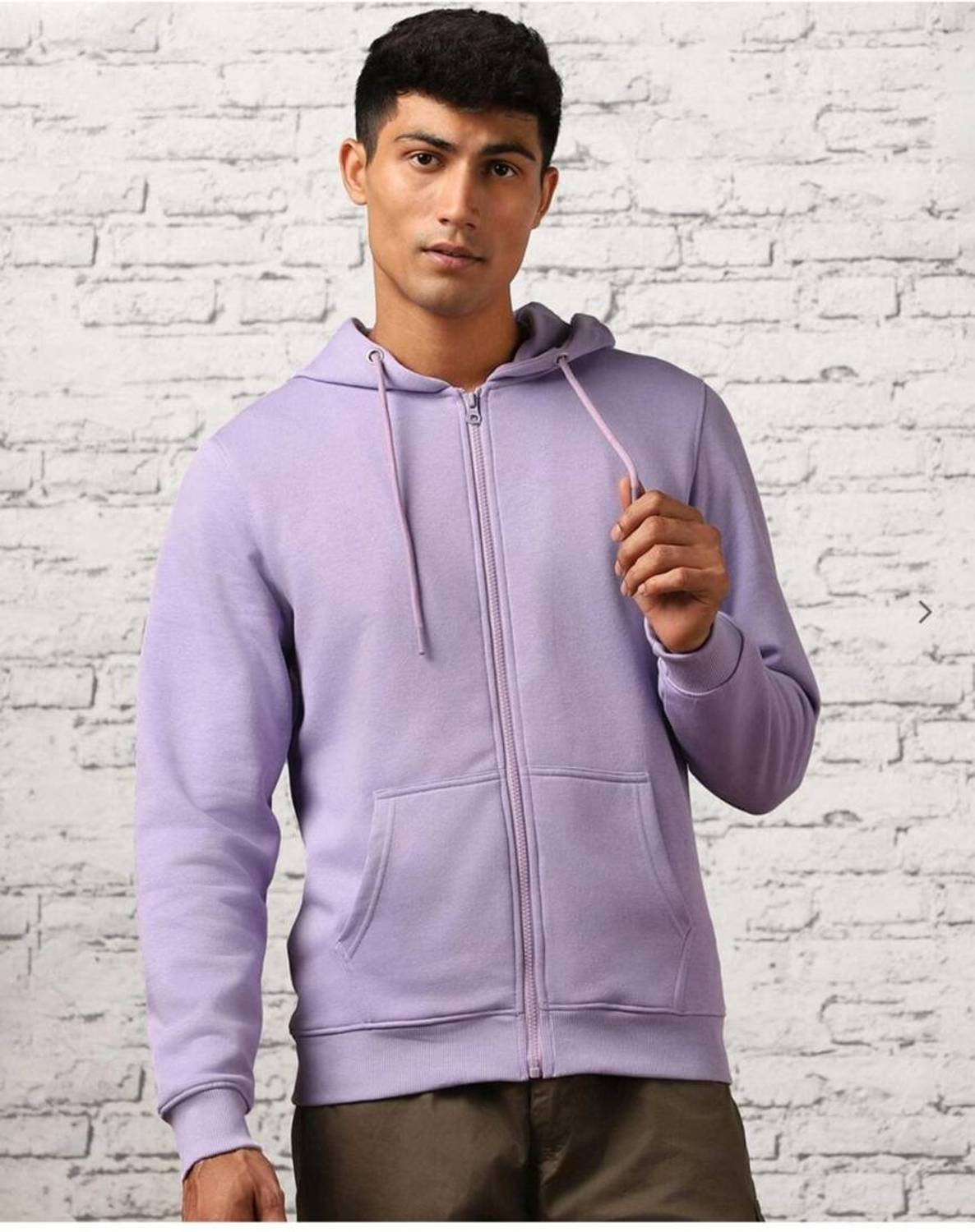 Earthstick Full Sleeve Solid Men Sweatshirt