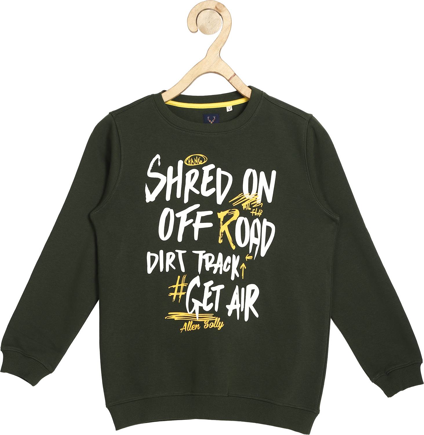Allen Solly Full Sleeve Solid Boys Sweatshirt