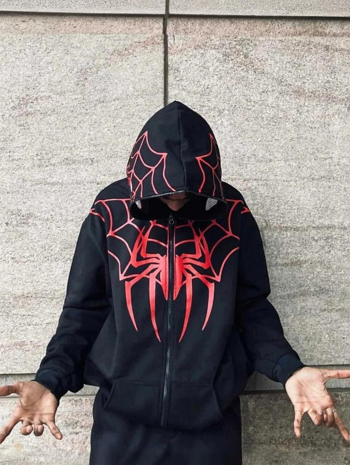 Image of HoodieHavens Full Sleeve Graphic Print Men & Women Reversible Sweatshirt