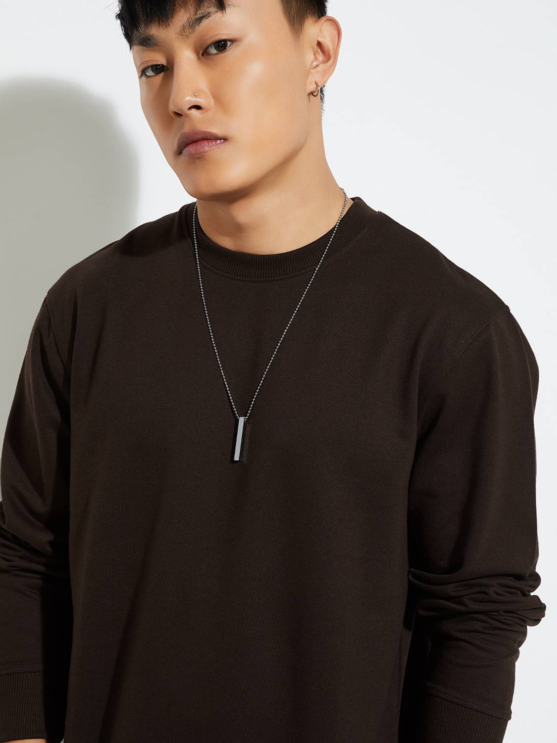 MAX Men Half Sleeve Solid Sweatshirt - Image 3