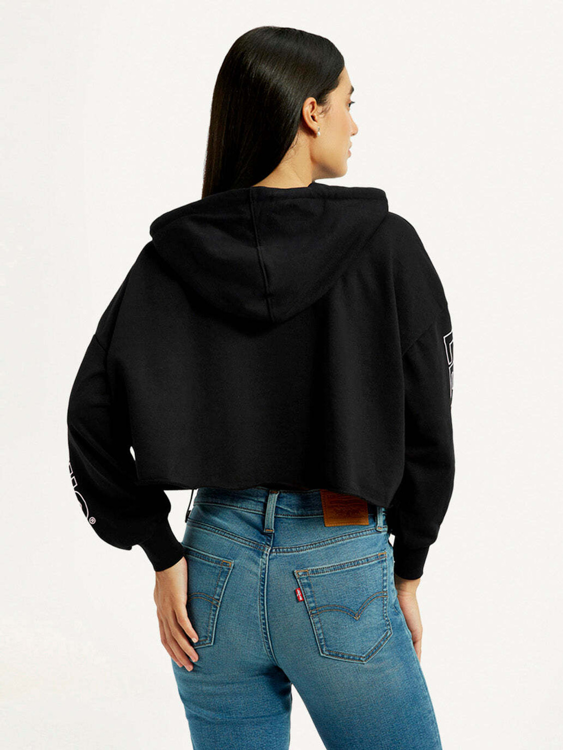 Image of LEVI'S Full Sleeve Graphic Print Women Sweatshirt