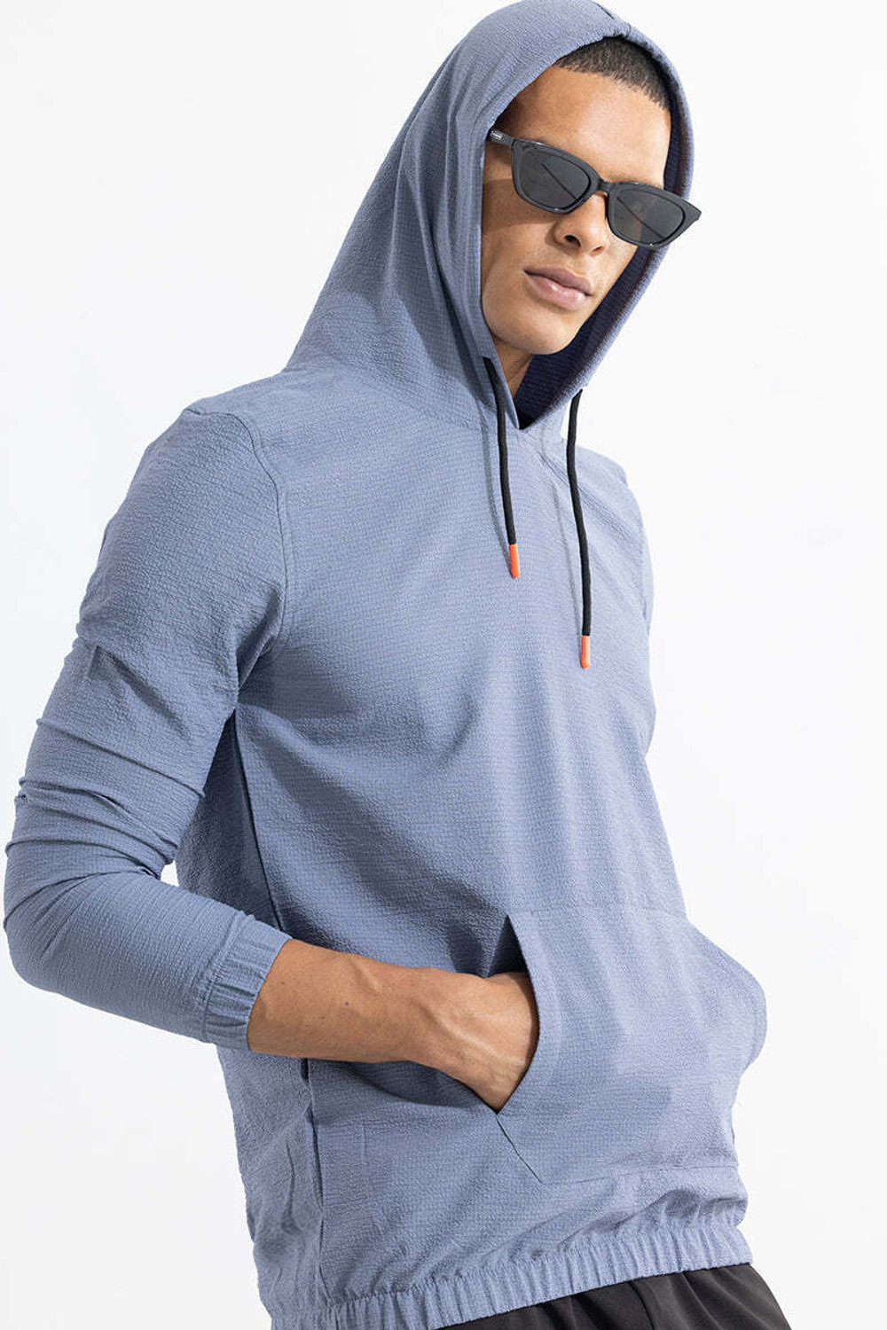 Image of Snitch Full Sleeve Solid Men Sweatshirt