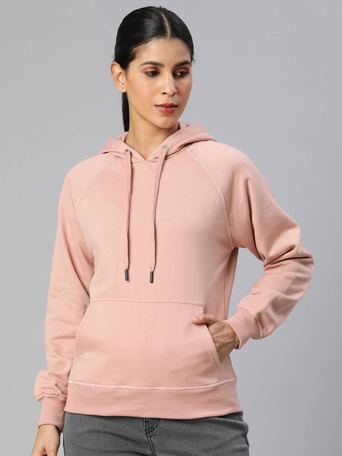 ADBUCKS Full Sleeve Solid Women Sweatshirt